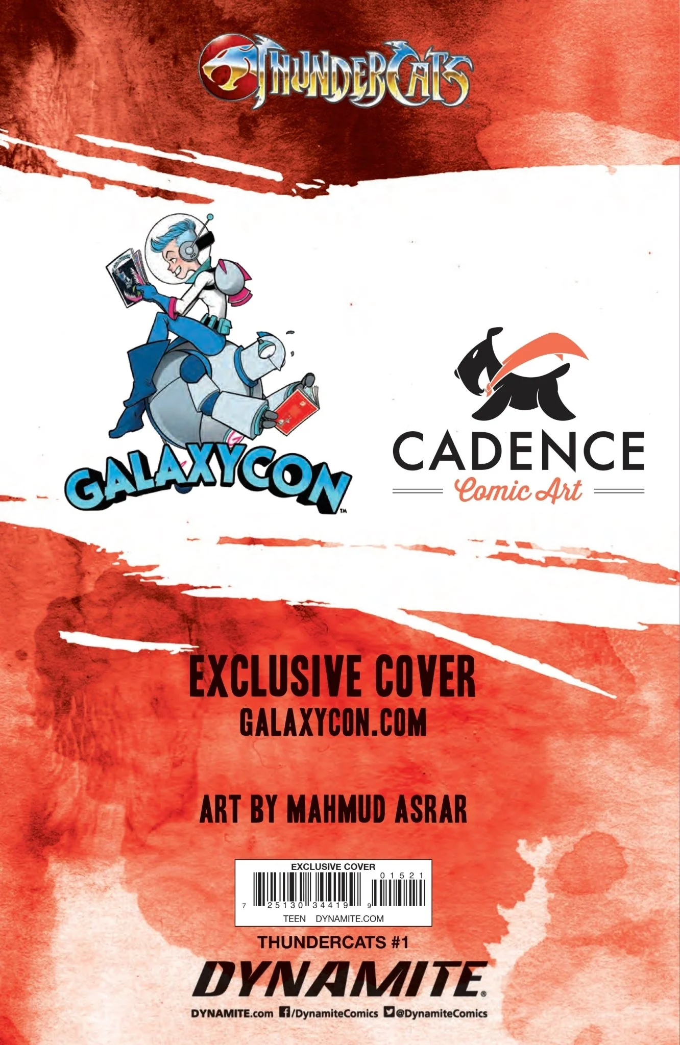 Thundercats #1 GalaxyCon Exclusive Virgin Mahmud Asrar Foil Variant Comic Book - Image 3