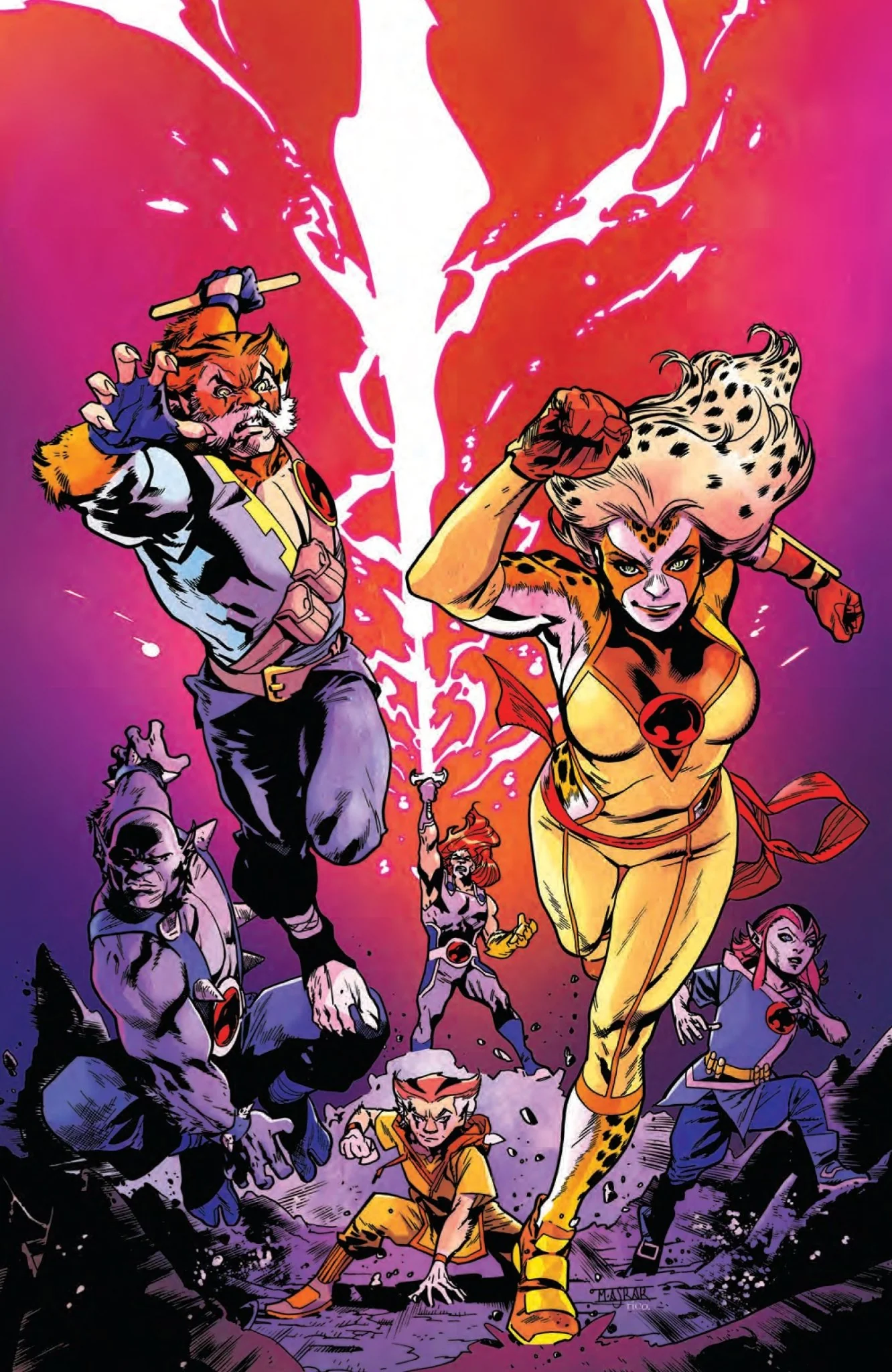 Thundercats #1 GalaxyCon Exclusive Virgin Mahmud Asrar Variant Comic Book - Image 2