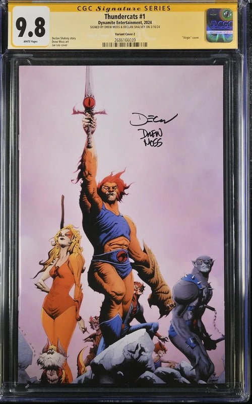 Thundercats #1 Variant Cover Z Dynamite Comics CGC Signature Series 9.8 x2 Signed Moss, Shalvey - Image 10