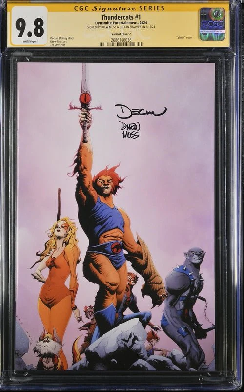 Thundercats #1 Variant Cover Z Dynamite Comics CGC Signature Series 9.8 x2 Signed Moss, Shalvey - Image 14