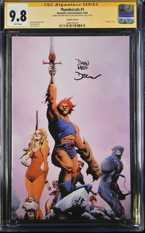 Thundercats #1 Variant Cover Z Dynamite Comics CGC Signature Series 9.8 x2 Signed Moss, Shalvey - Image 16