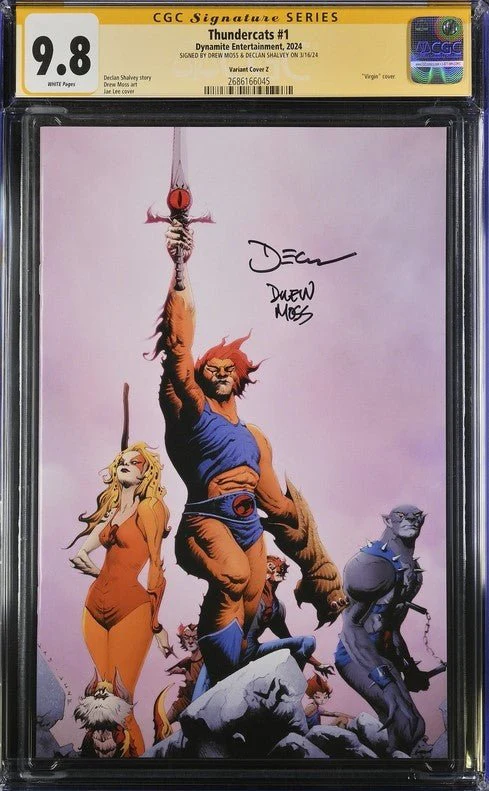 Thundercats #1 Variant Cover Z Dynamite Comics CGC Signature Series 9.8 x2 Signed Moss, Shalvey - Image 2