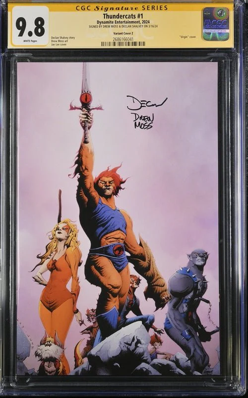 Thundercats #1 Variant Cover Z Dynamite Comics CGC Signature Series 9.8 x2 Signed Moss, Shalvey - Image 4