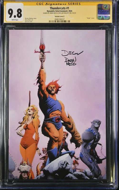 Thundercats #1 Variant Cover Z Dynamite Comics CGC Signature Series 9.8 x2 Signed Moss, Shalvey - Image 6