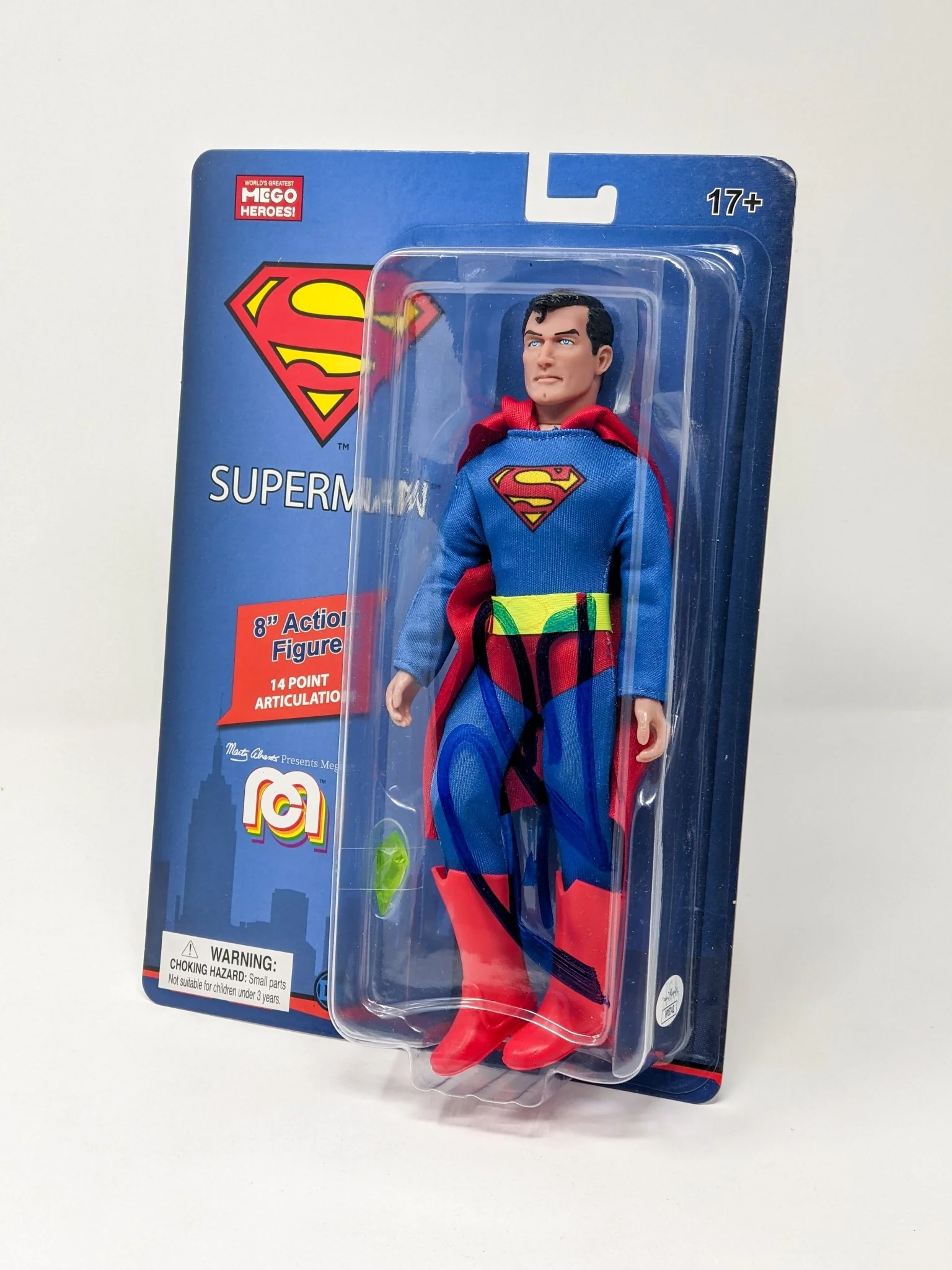 Tim Daly DC Superman Signed Mego Action Figure JSA Certified Autograph