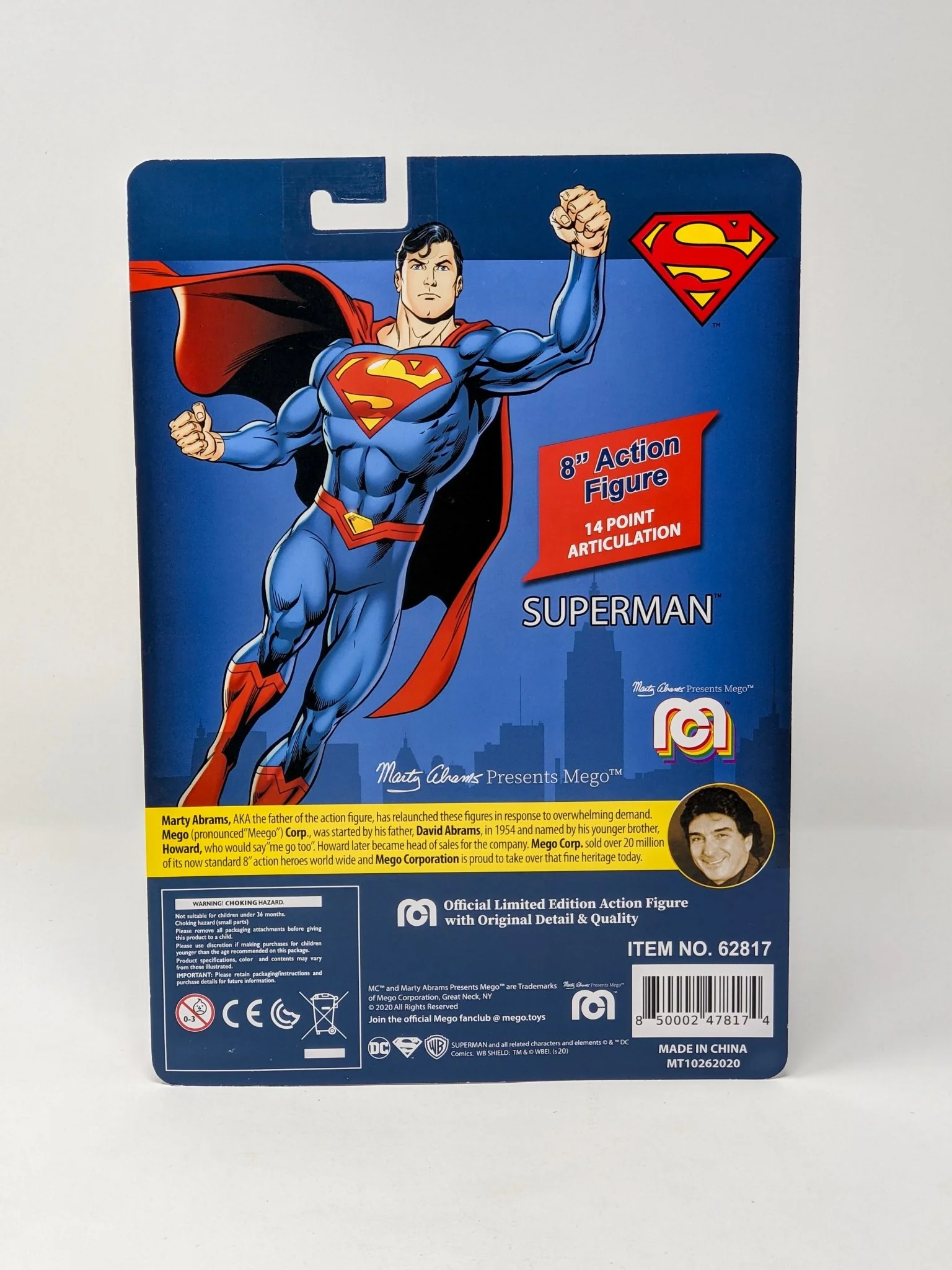 Tim Daly DC Superman Signed Mego Action Figure JSA Certified Autograph - Image 11