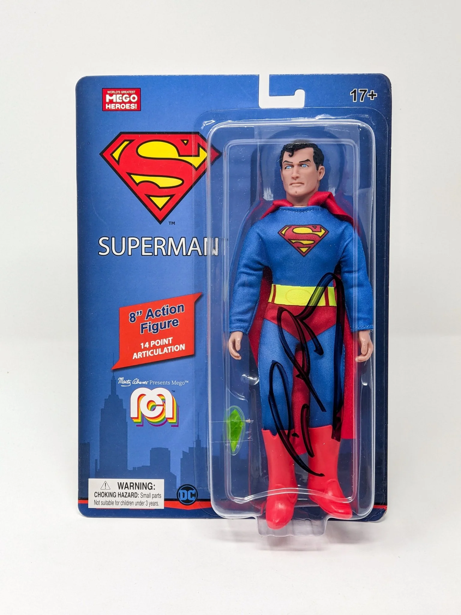 Tim Daly DC Superman Signed Mego Action Figure JSA Certified Autograph - Image 16