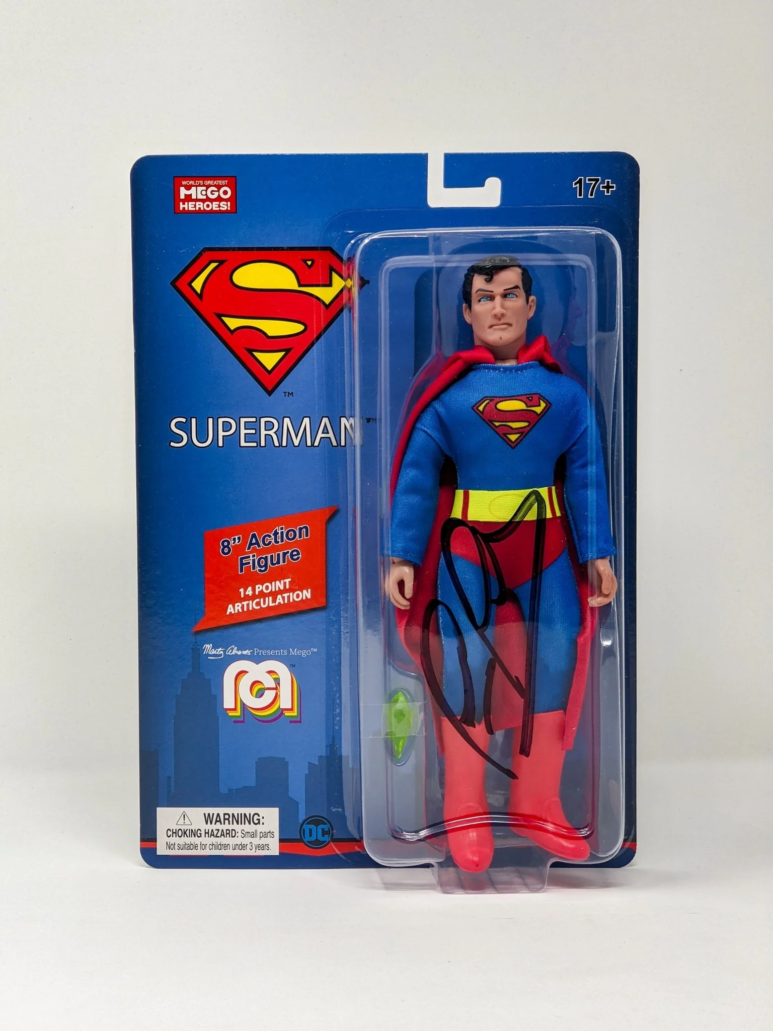 Tim Daly DC Superman Signed Mego Action Figure JSA Certified Autograph - Image 36