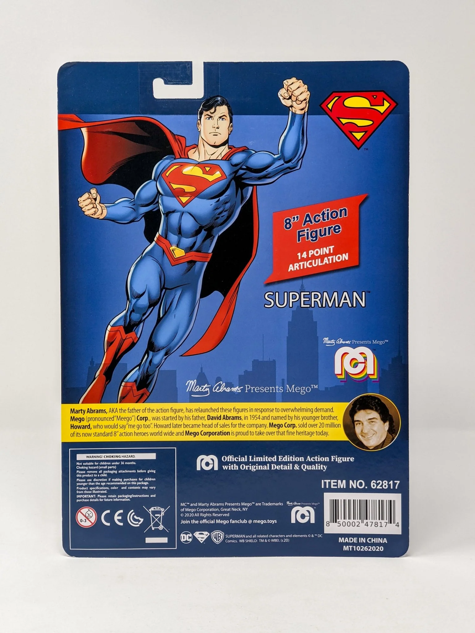 Tim Daly DC Superman Signed Mego Action Figure JSA Certified Autograph - Image 4