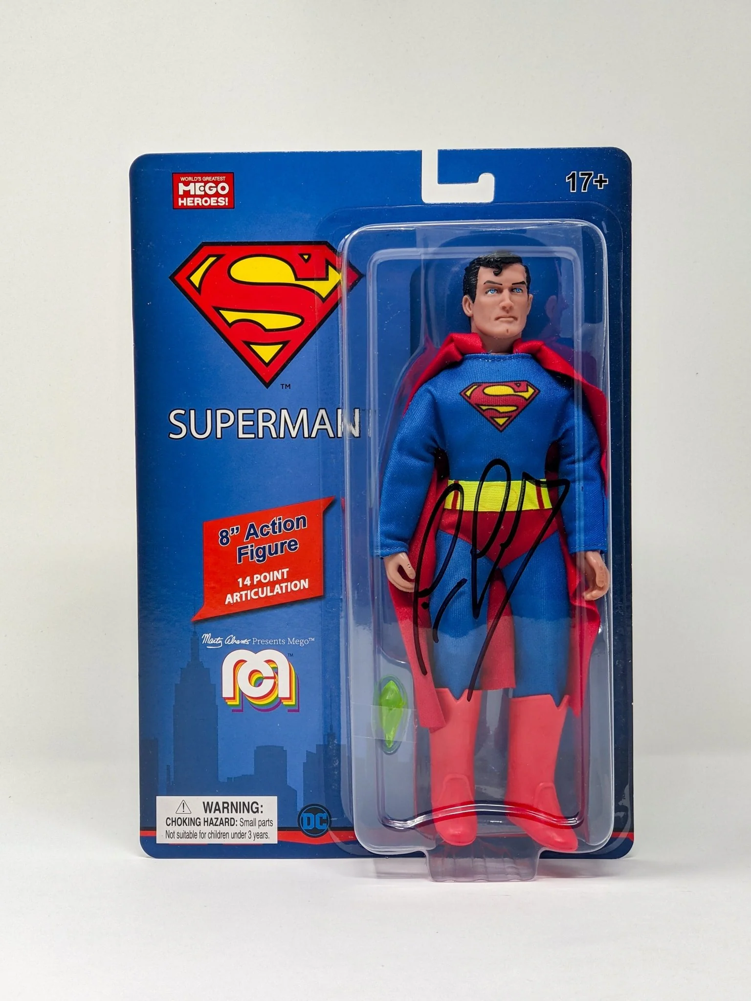 Tim Daly DC Superman Signed Mego Action Figure JSA Certified Autograph - Image 43