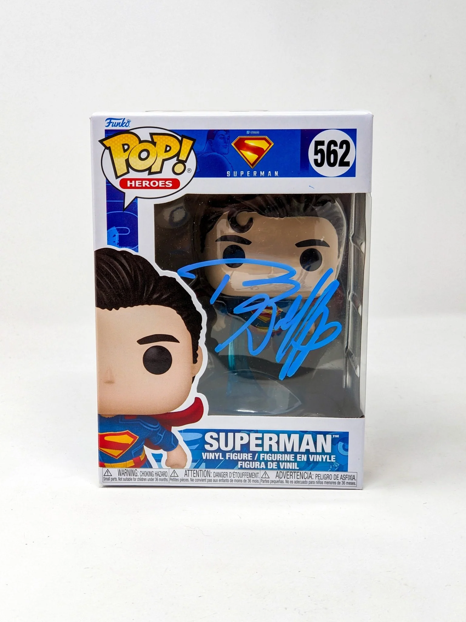 Travis Willingham Superman #562 Signed Funko Pop JSA Certified Autograph - Image 2