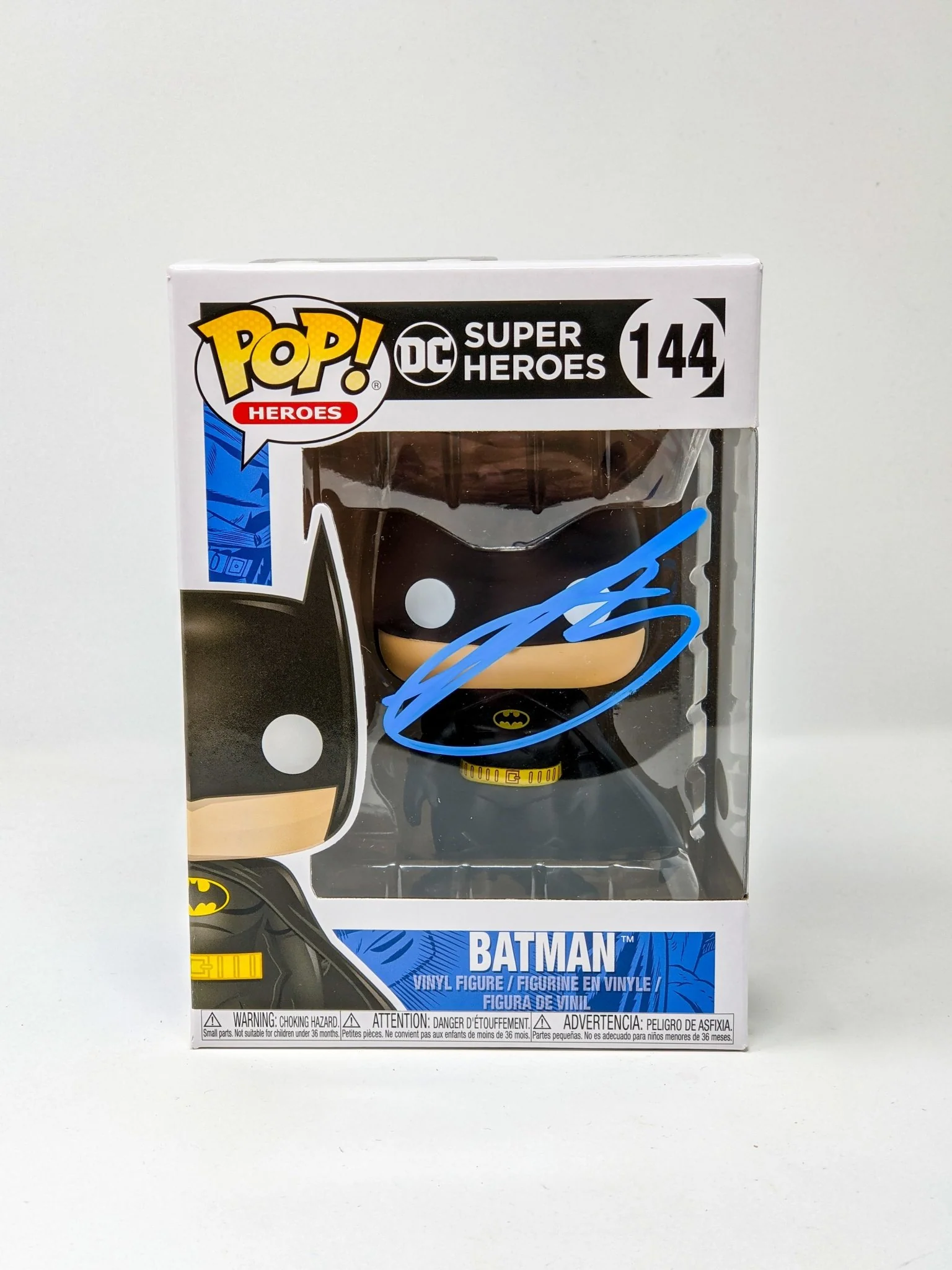 Troy Baker DC Superheroes Batman #144 Signed Funko Pop JSA Certified Autograph - Image 2