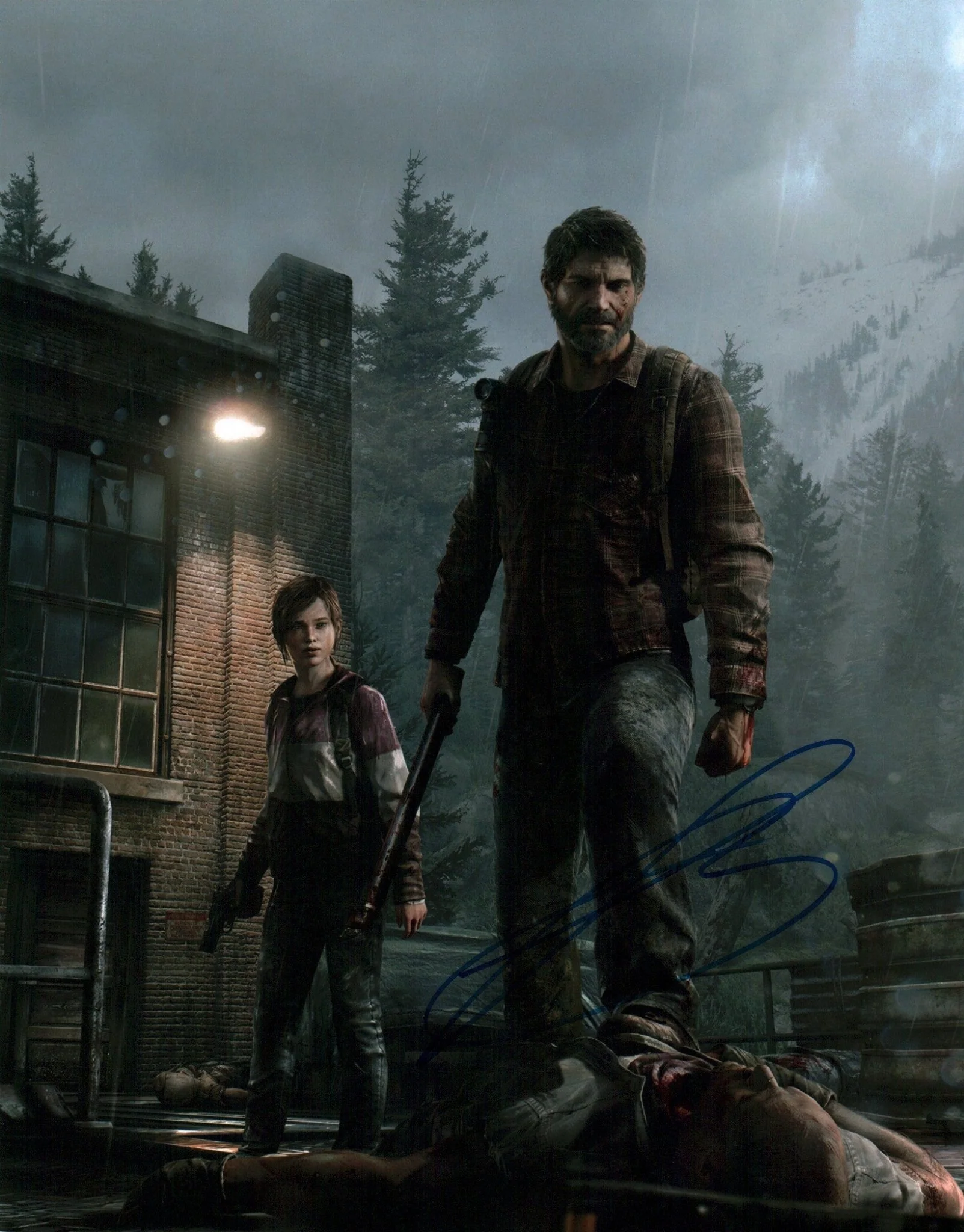 Troy Baker The Last of Us 11x14 Signed Photo Poster JSA Certified Autograph - Image 2