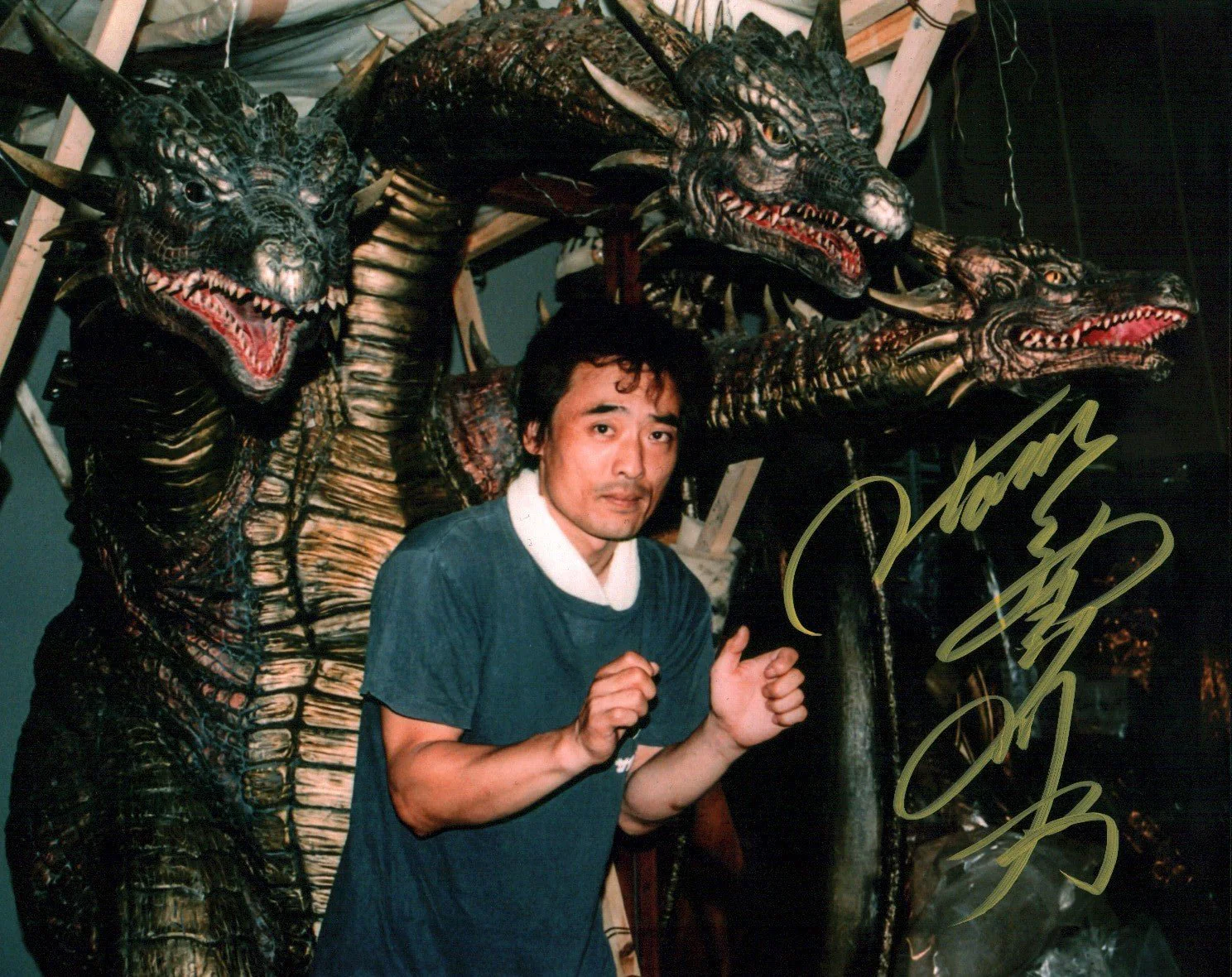 Tsutomu Kitagawa Godzilla 8x10 Signed Photo JSA Certified Autograph