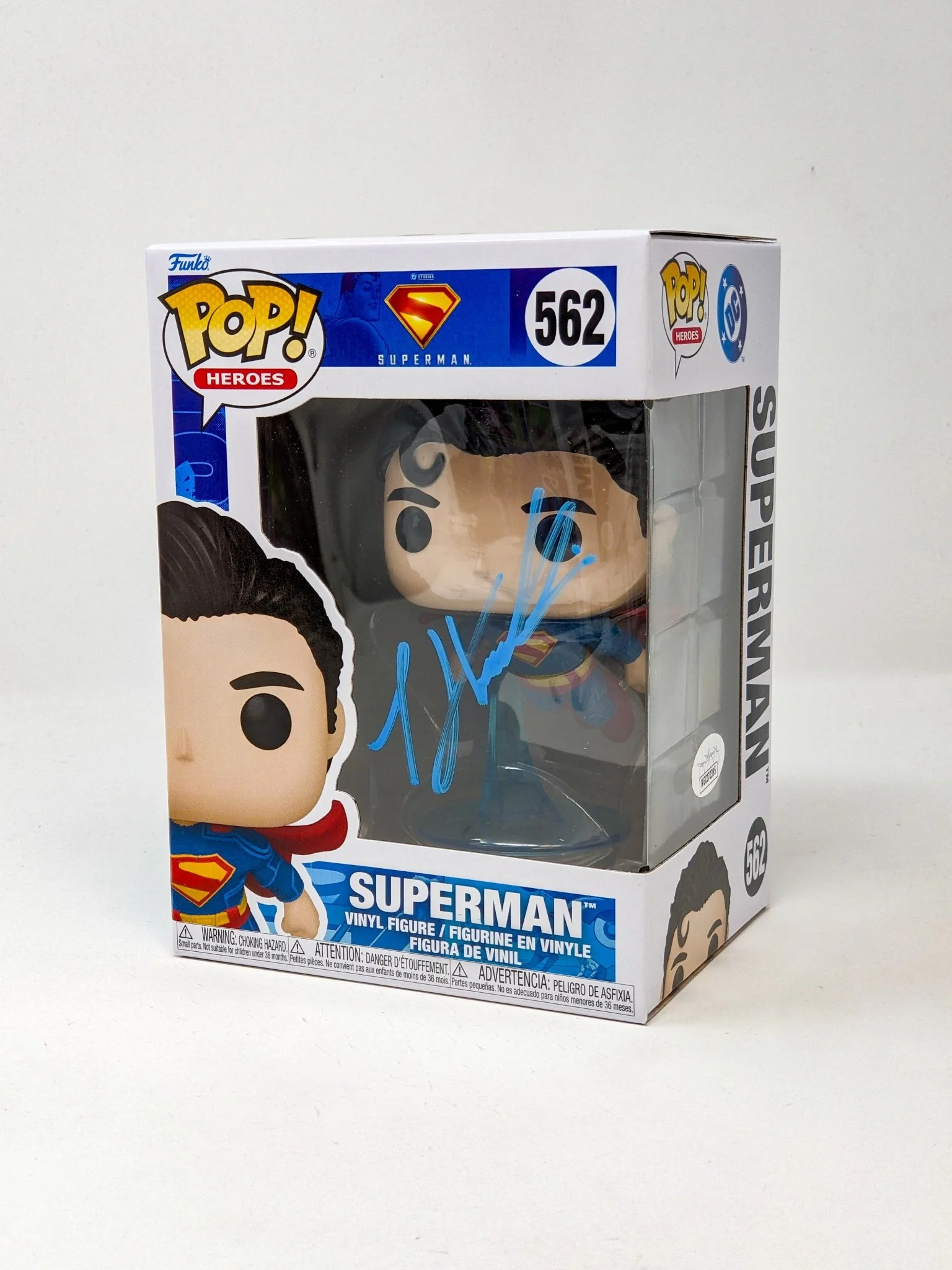 Tyler Hoechlin Superman #562 Signed Funko Pop JSA Certified Autograph - Image 2