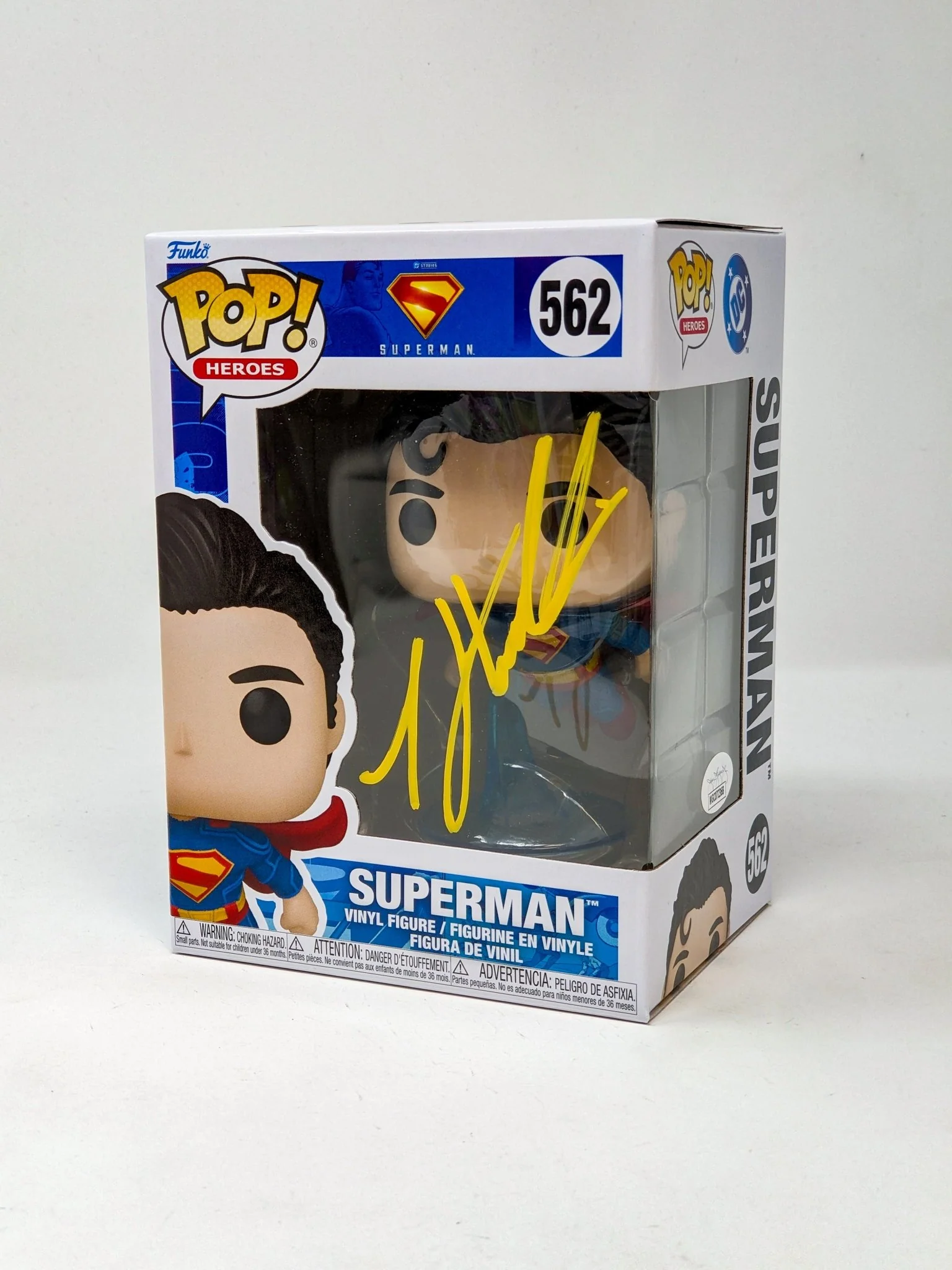 Tyler Hoechlin Superman #562 Signed Funko Pop JSA Certified Autograph - Image 3