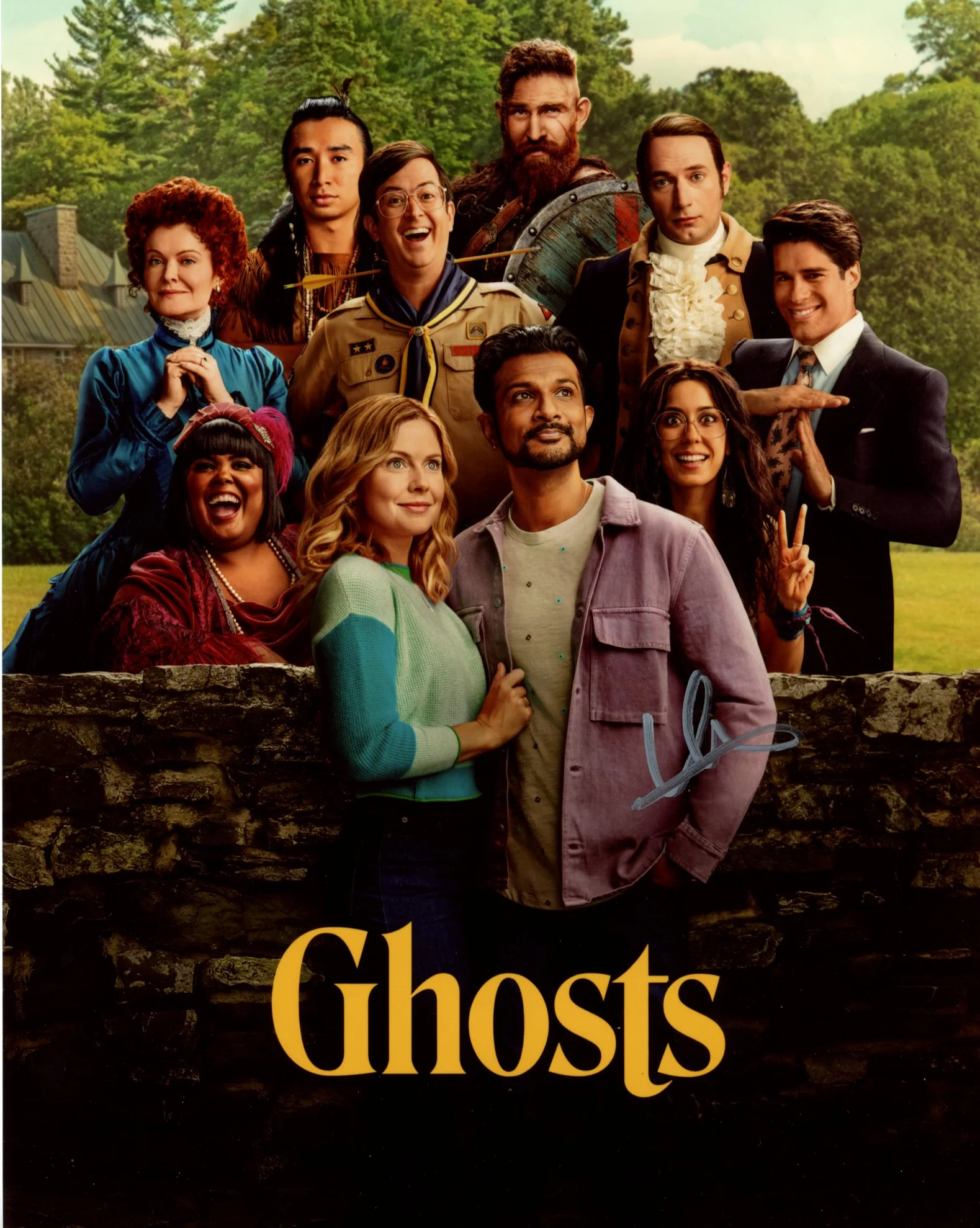 Utkarsh Ambudkar Ghosts 8x10 Signed Photo JSA Certified Autograph