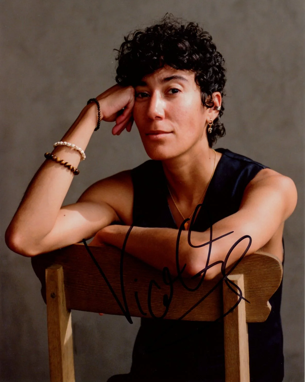 Vico Ortiz 8x10 Signed Photo JSA Certified Autograph - Image 2