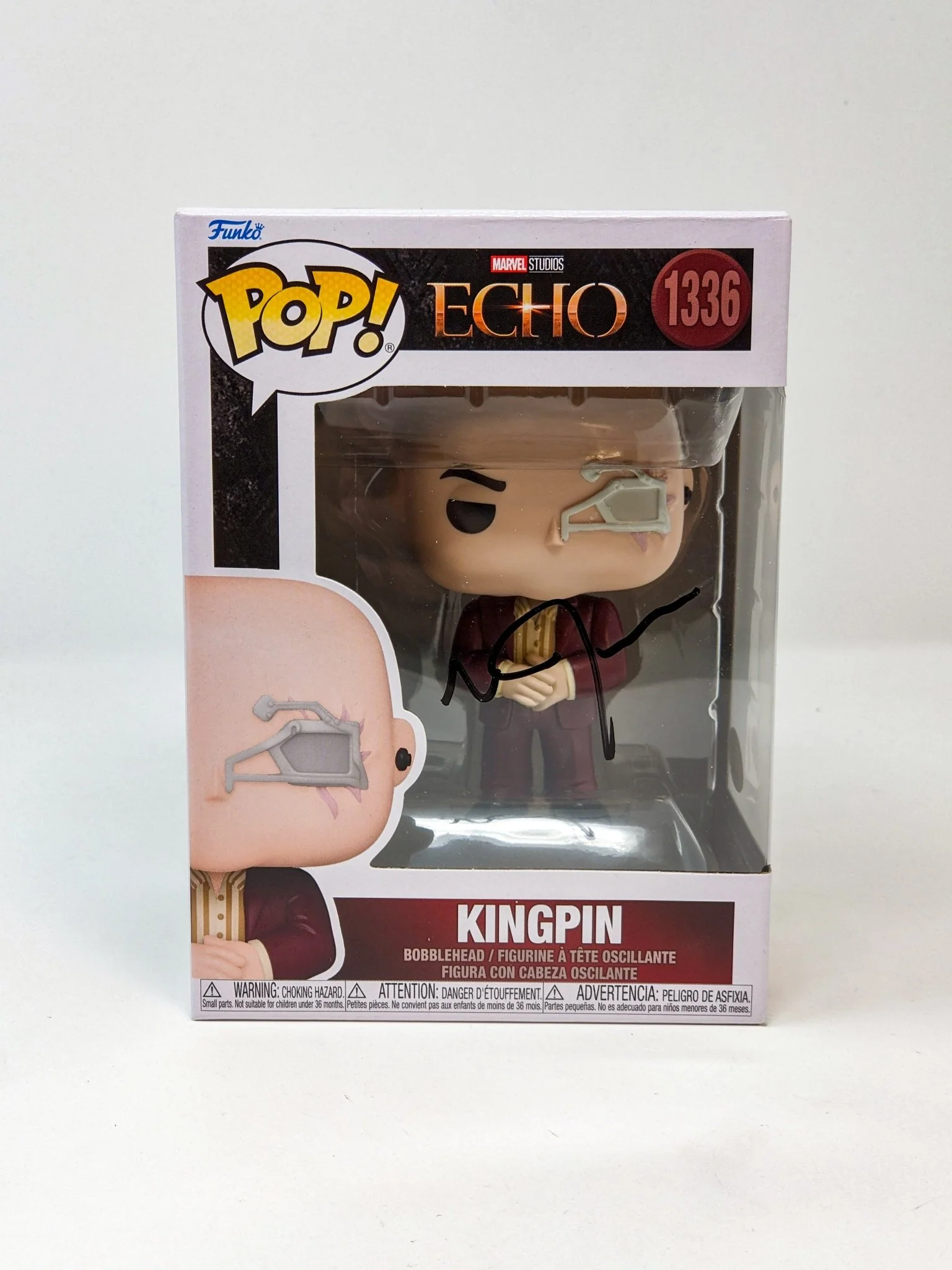Vincent D'Onofrino Marvel Kingpin #1336 Signed Funko Pop JSA Certified Autograph - Image 2