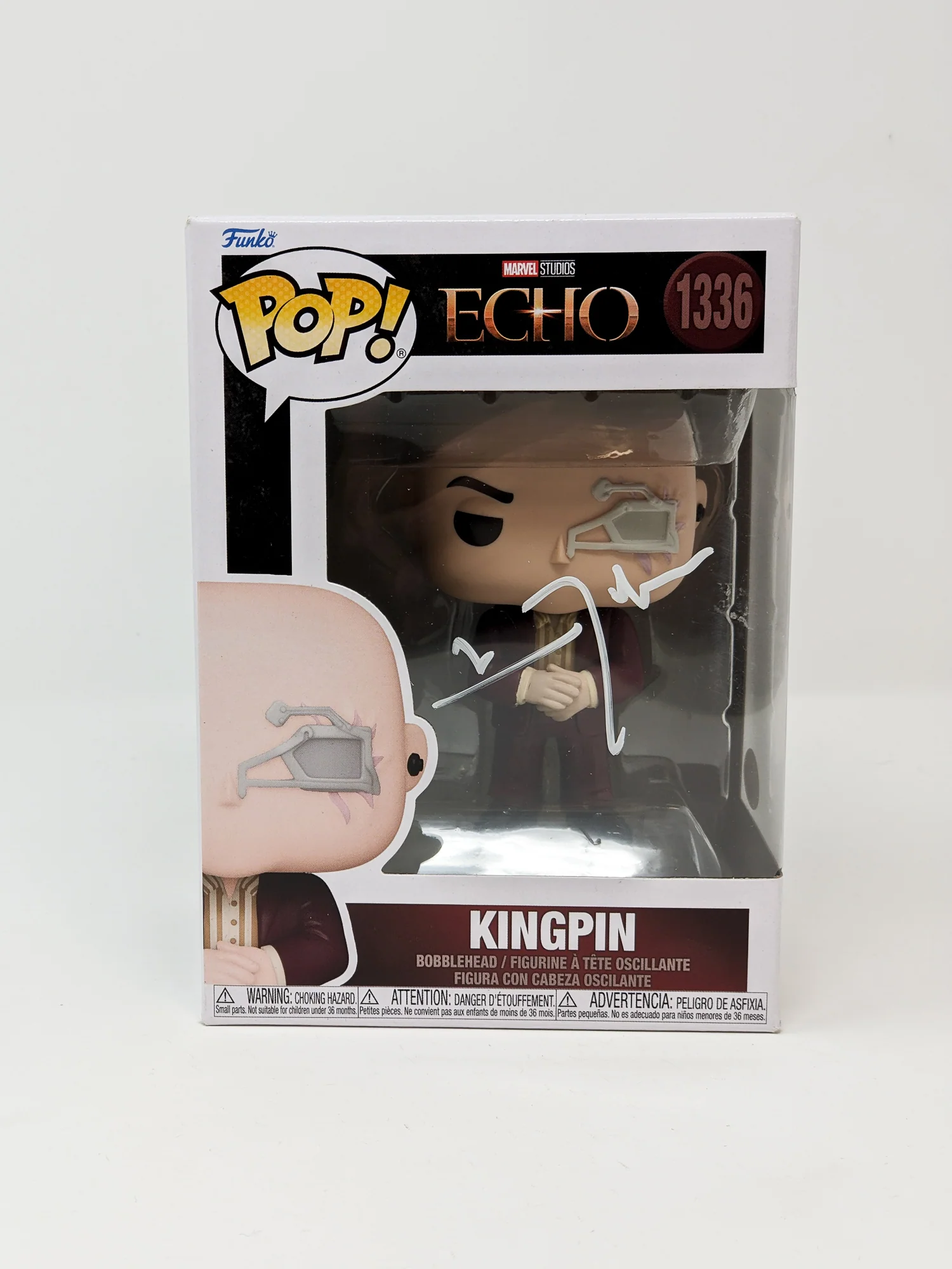 Vincent D'Onofrino Marvel Kingpin #1336 Signed Funko Pop JSA Certified Autograph - Image 4