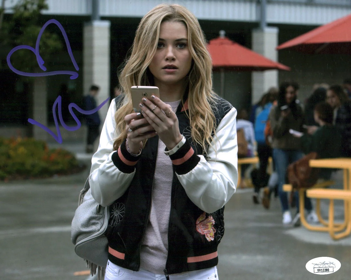 Virginia Gardner Marvel Runaways 8x10 Signed Photo JSA Certified Autograph