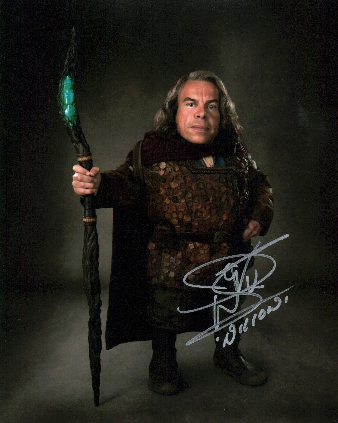 Warwick Davis Willow 8x10 Signed Photo JSA Certified Autograph