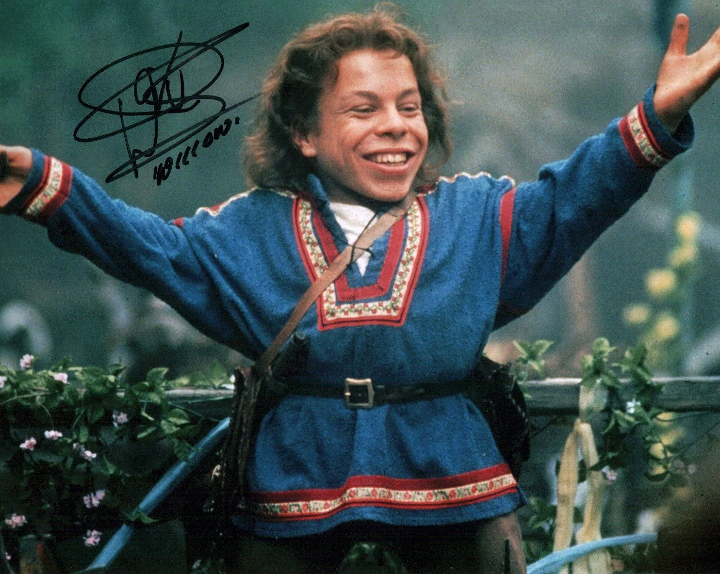 Warwick Davis Willow 8x10 Signed Photo JSA Certified Autograph