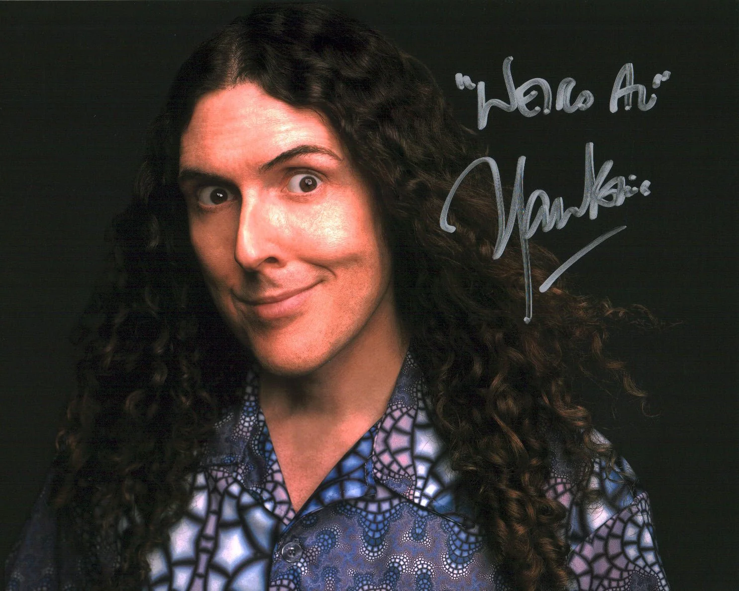 "Weird Al" Yankovic 8x10 Signed Photo JSA Certified Autograph