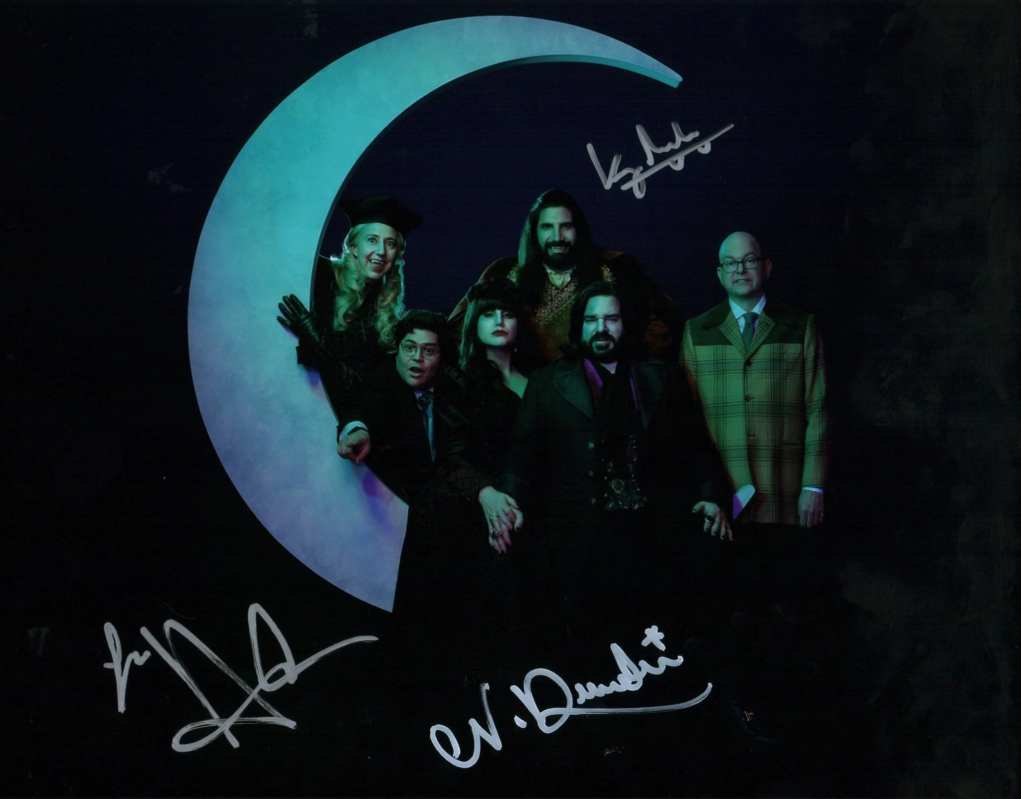 What We Do in the Shadows 11x14 Photo Poster Cast x3 Signed Guillen, Demetriou, Novak JSA Certified Autograph