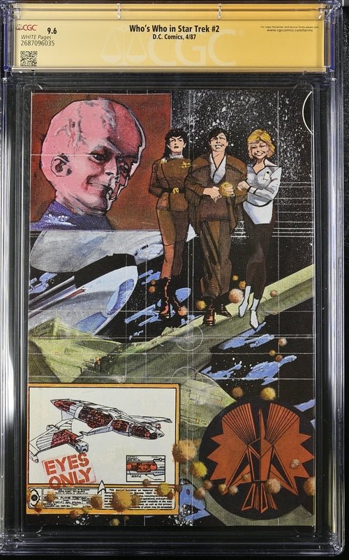 Who's Who in Star Trek #2 DC Comics CGC Signature Series 9.6 Signed William Shatner - Image 3