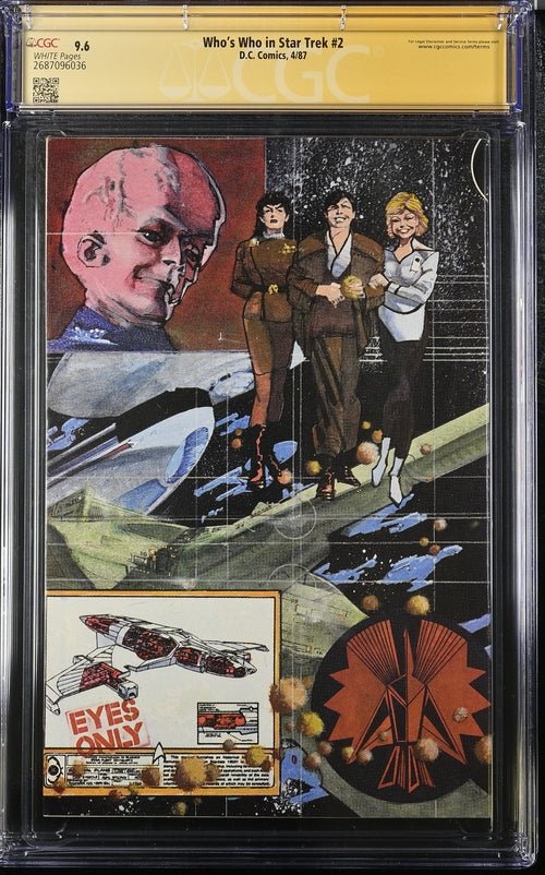 Who's Who in Star Trek #2 DC Comics CGC Signature Series 9.6 Signed William Shatner - Image 5