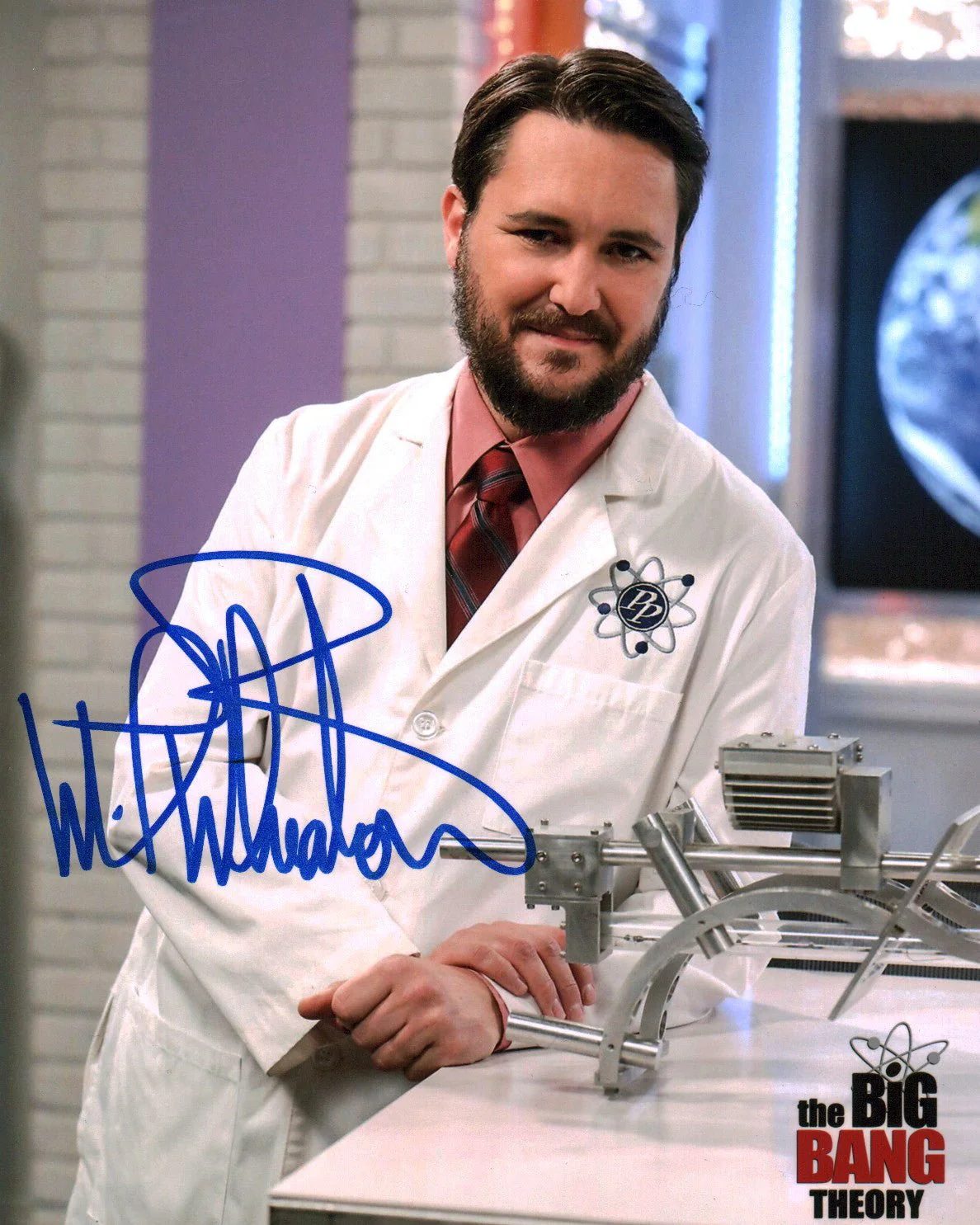 Wil Wheaton The Big Bang Theory 8x10 Photo JSA Certified Autograph - Image 2