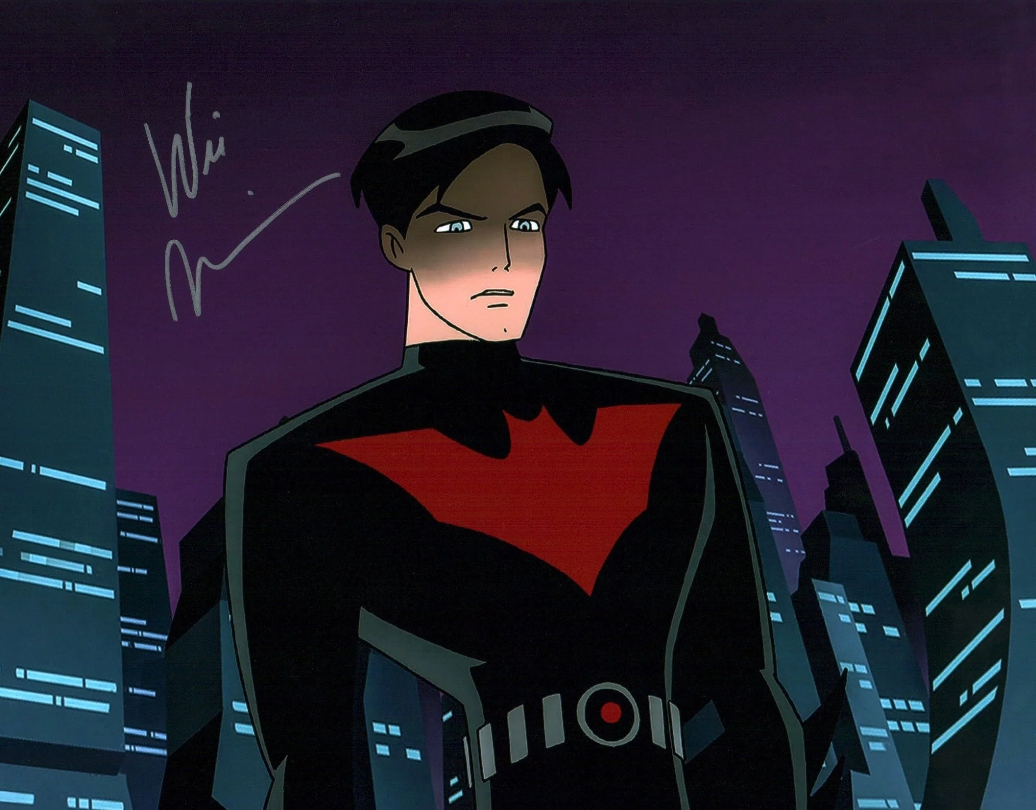 Will Friedle Batman Beyond 11x14 Photo Poster Signed JSA Certified Autograph - Image 2