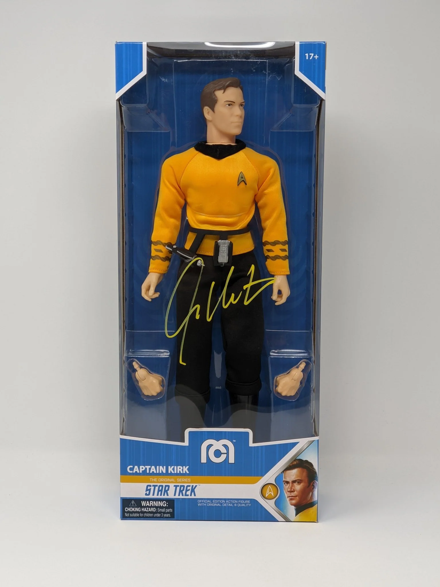 William Shatner Star Trek Captain Kirk Mego 14" Action Figure Signed JSA Certified Autograph - Image 2