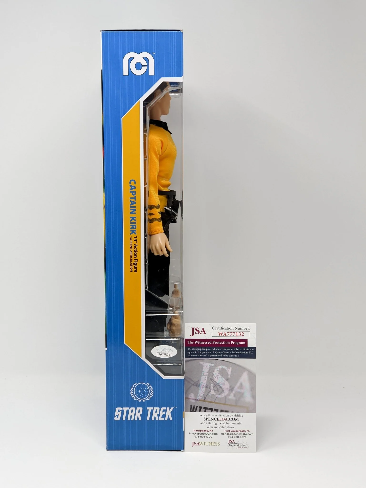 William Shatner Star Trek Captain Kirk Mego 14" Action Figure Signed JSA Certified Autograph - Image 5