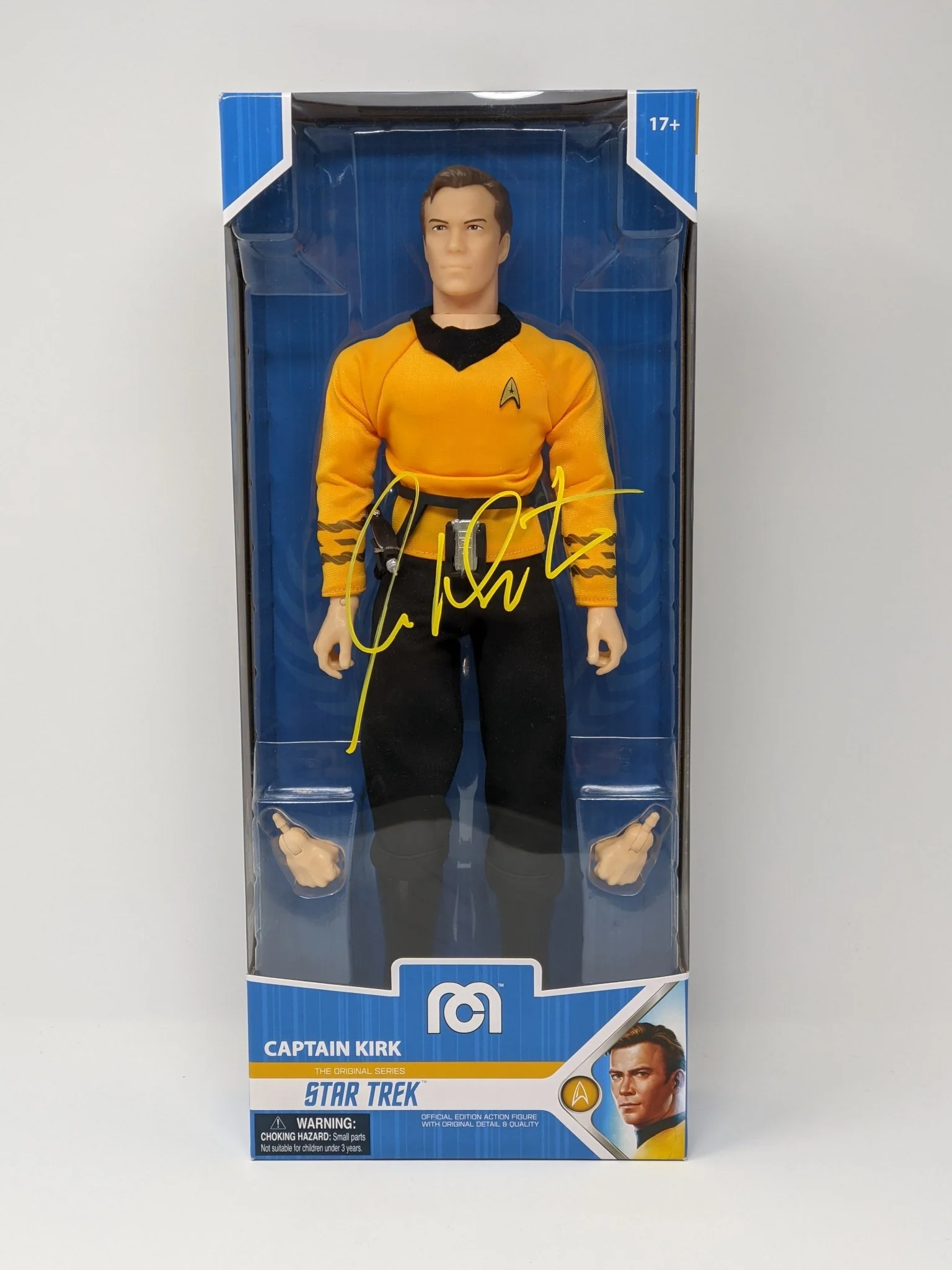 William Shatner Star Trek Captain Kirk Mego 14" Action Figure Signed JSA Certified Autograph - Image 2