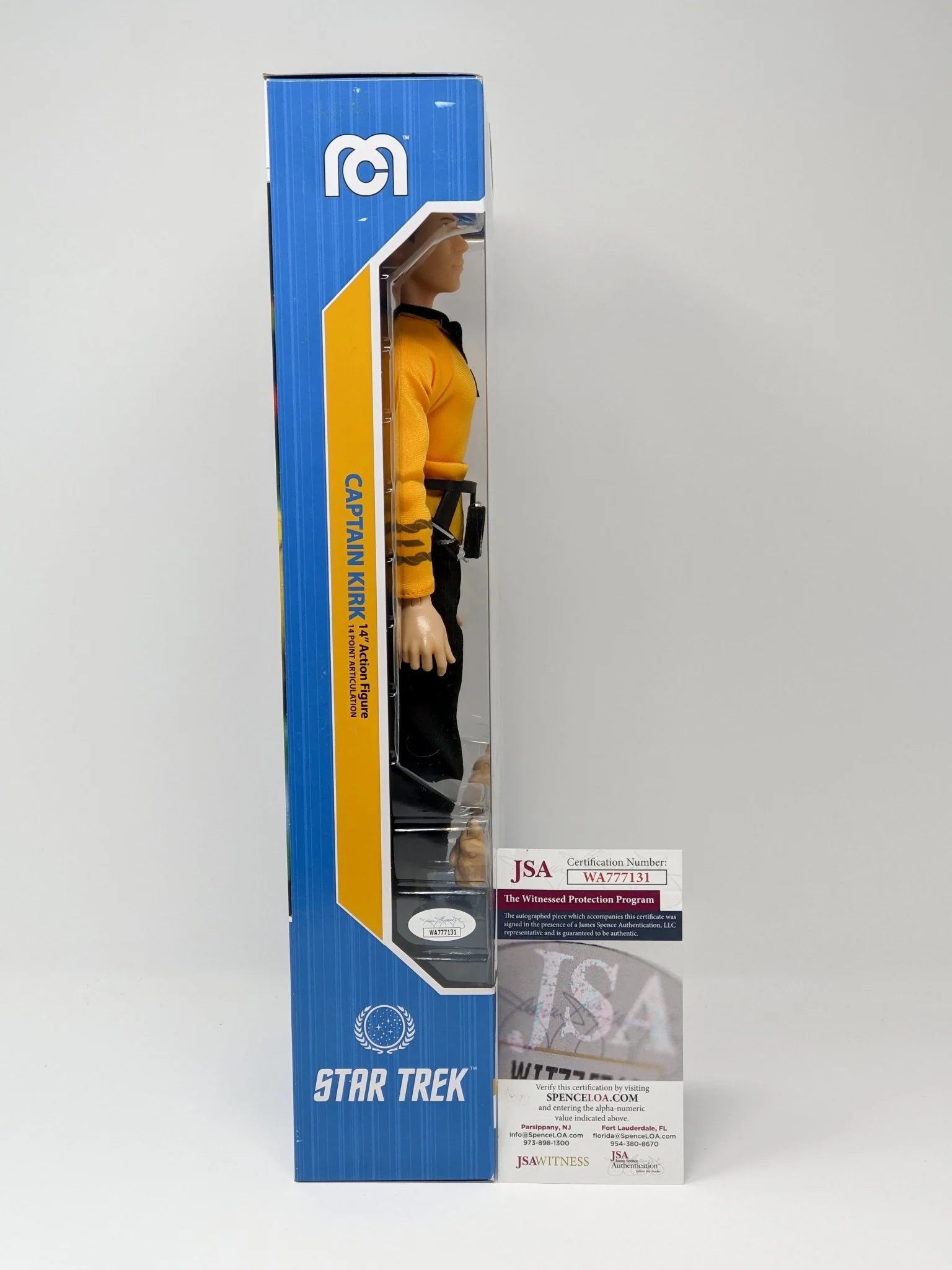William Shatner Star Trek Captain Kirk Mego 14" Action Figure Signed JSA Certified Autograph - Image 5