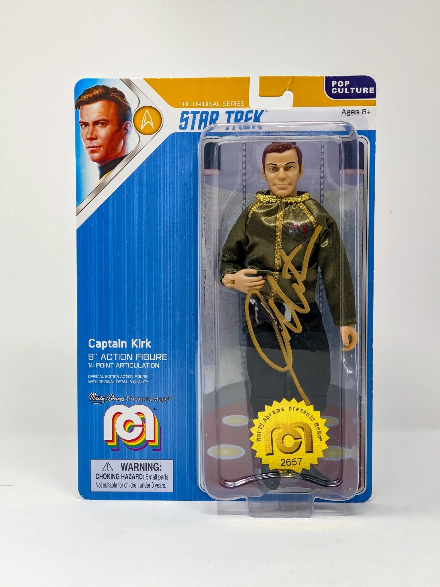 William Shatner Star Trek Captain Kirk Mego 8" Action Figure Signed JSA Certified Autograph - Image 100