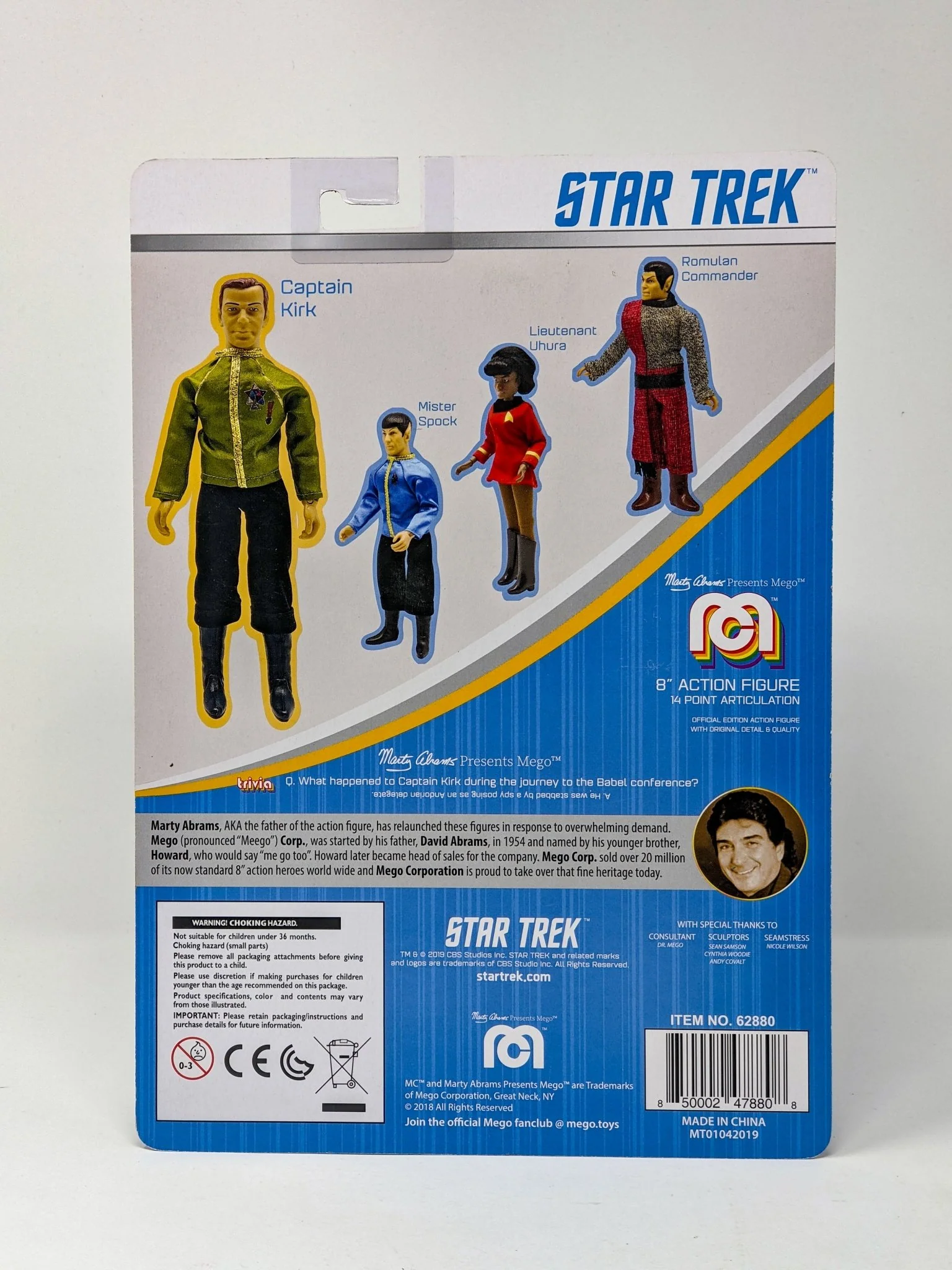 William Shatner Star Trek Captain Kirk Mego 8" Action Figure Signed JSA Certified Autograph - Image 101
