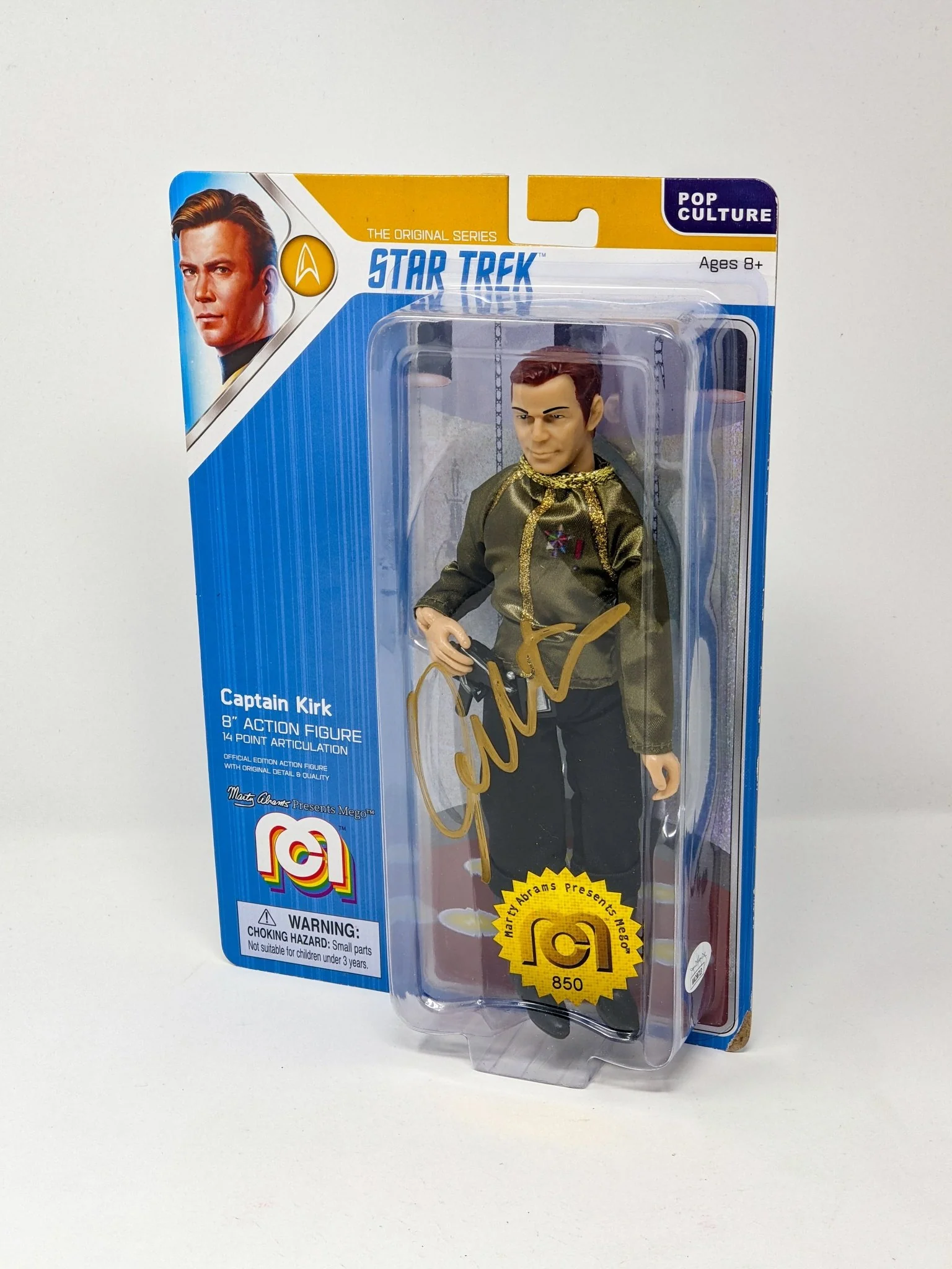 William Shatner Star Trek Captain Kirk Mego 8" Action Figure Signed JSA Certified Autograph - Image 106