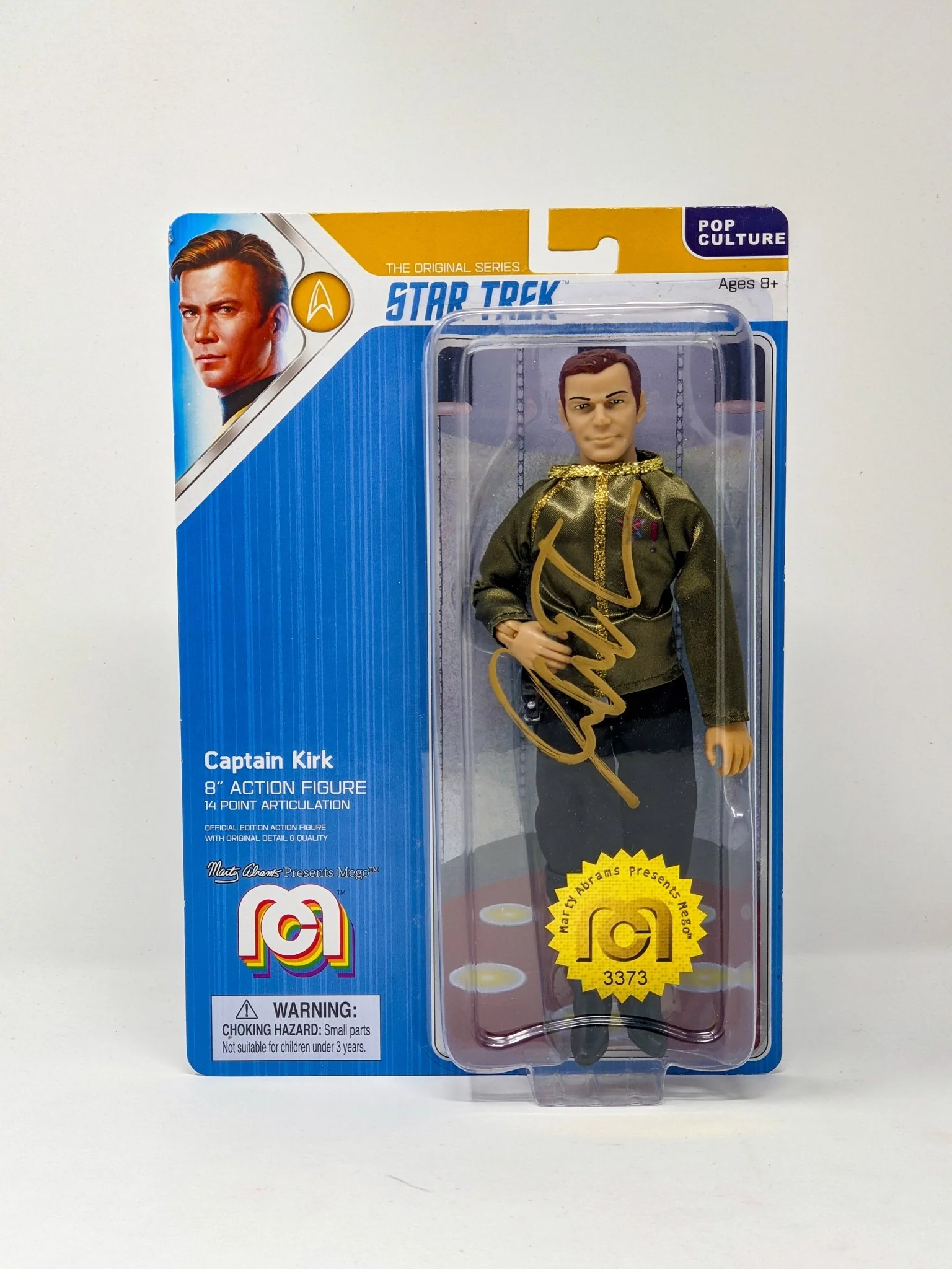 William Shatner Star Trek Captain Kirk Mego 8" Action Figure Signed JSA Certified Autograph - Image 119