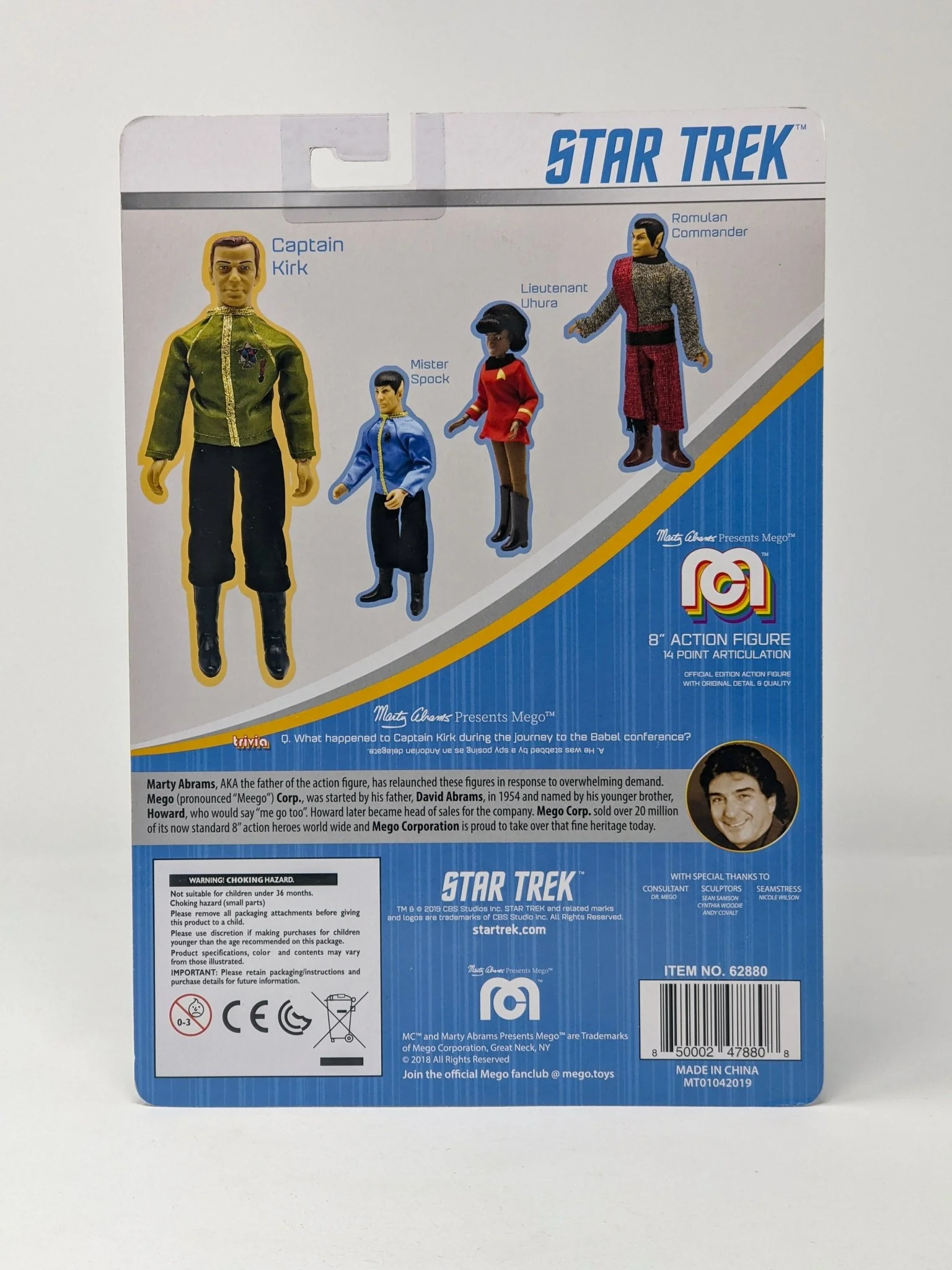 William Shatner Star Trek Captain Kirk Mego 8" Action Figure Signed JSA Certified Autograph - Image 12
