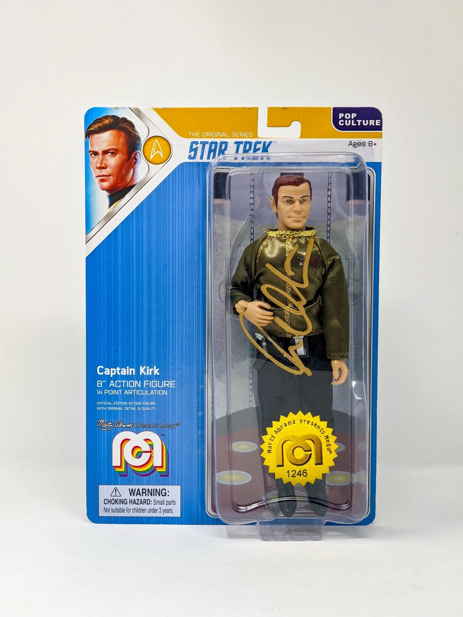 William Shatner Star Trek Captain Kirk Mego 8" Action Figure Signed JSA Certified Autograph - Image 121