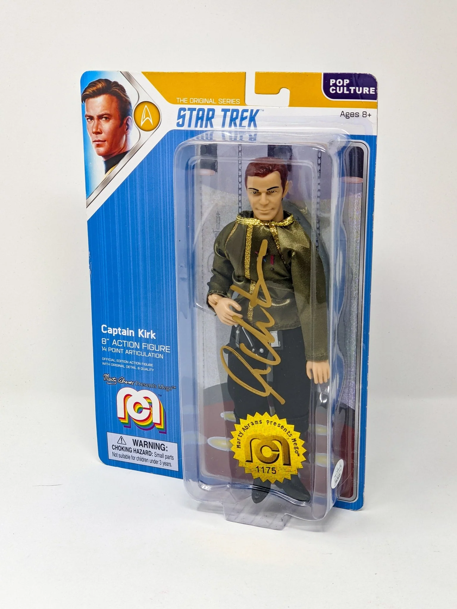 William Shatner Star Trek Captain Kirk Mego 8" Action Figure Signed JSA Certified Autograph - Image 127