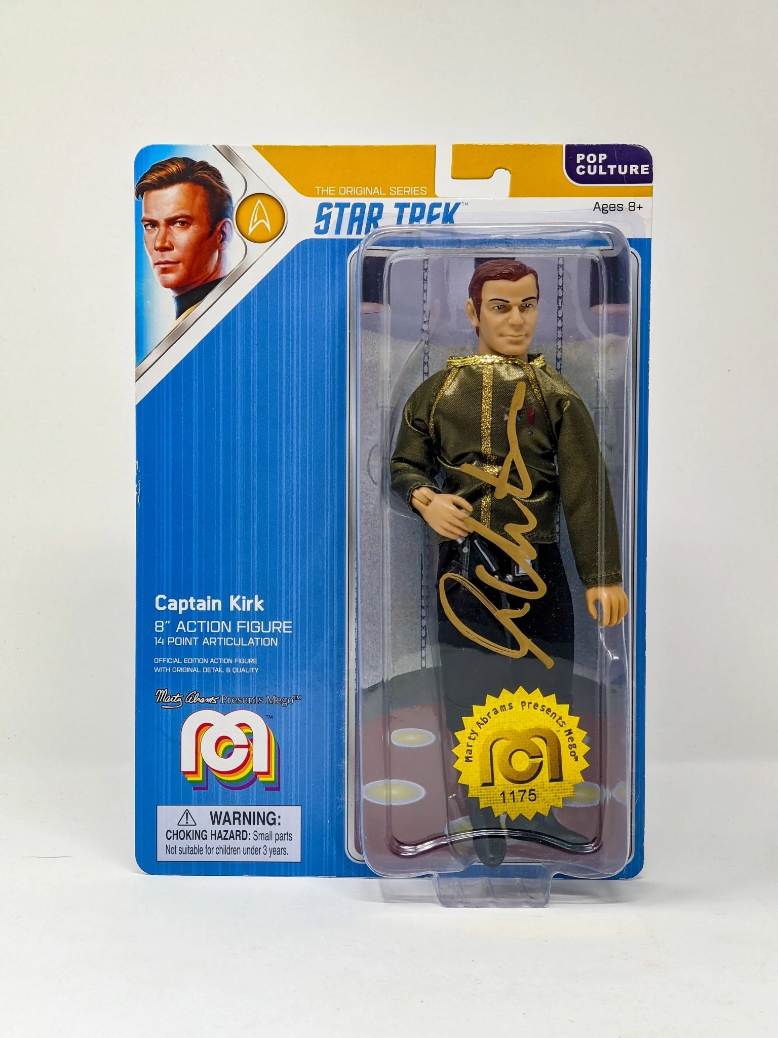 William Shatner Star Trek Captain Kirk Mego 8" Action Figure Signed JSA Certified Autograph - Image 128