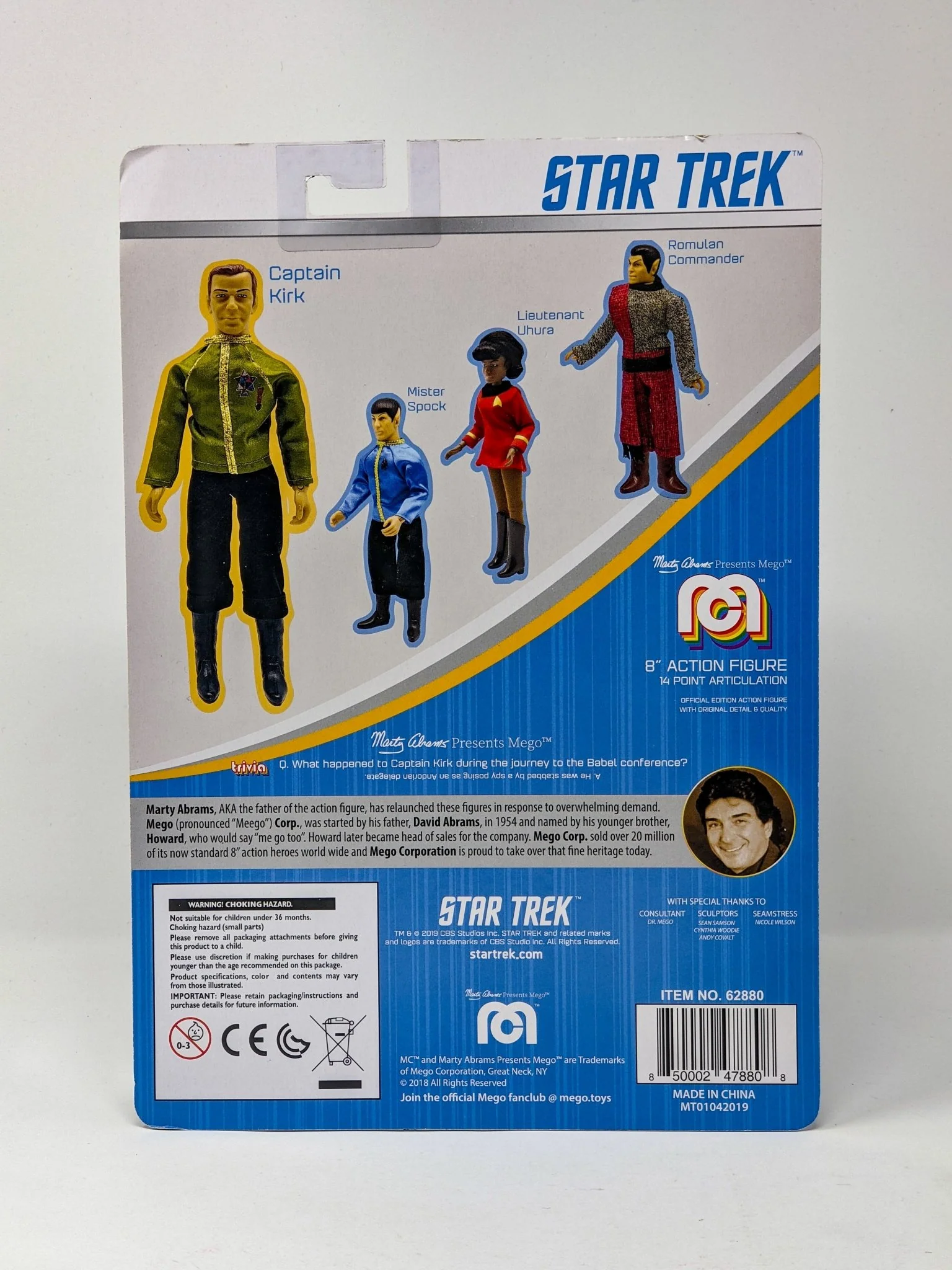 William Shatner Star Trek Captain Kirk Mego 8" Action Figure Signed JSA Certified Autograph - Image 129