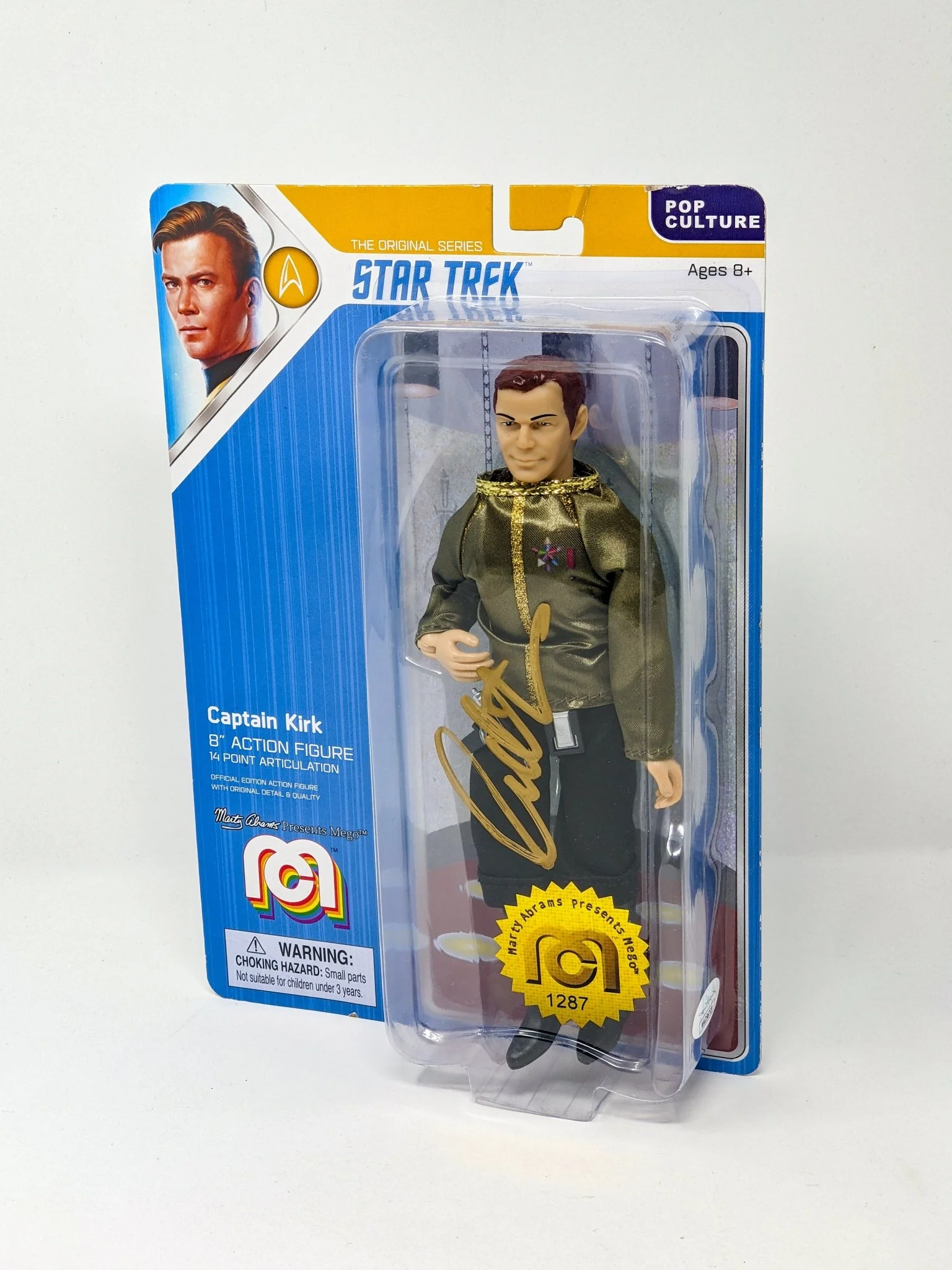 William Shatner Star Trek Captain Kirk Mego 8" Action Figure Signed JSA Certified Autograph - Image 134
