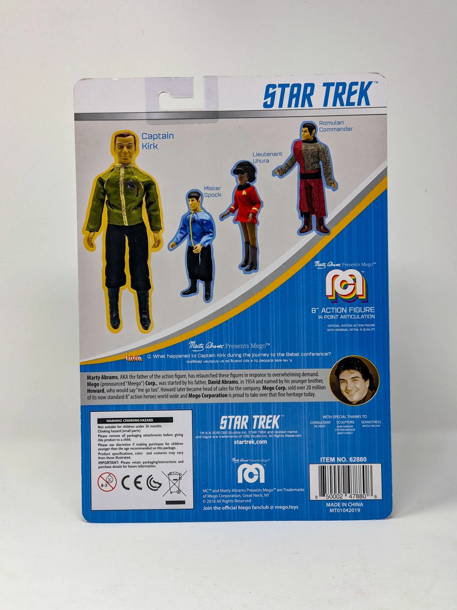 William Shatner Star Trek Captain Kirk Mego 8" Action Figure Signed JSA Certified Autograph - Image 140