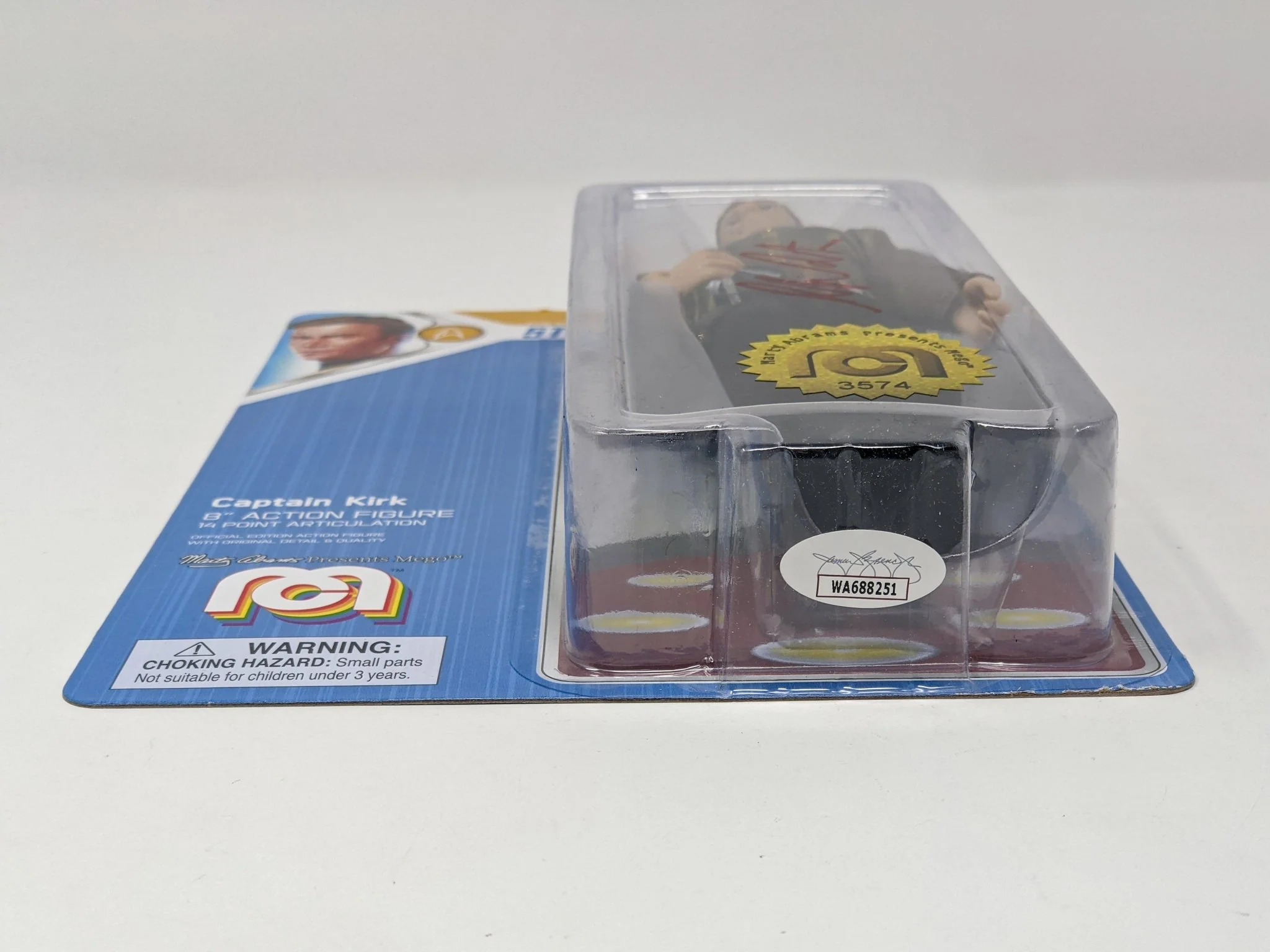 William Shatner Star Trek Captain Kirk Mego 8" Action Figure Signed JSA Certified Autograph - Image 24