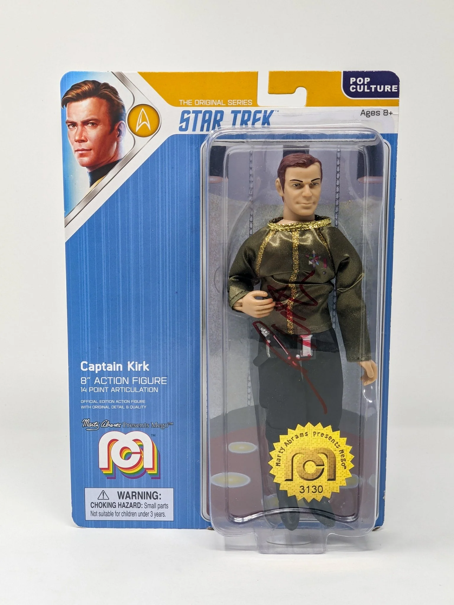 William Shatner Star Trek Captain Kirk Mego 8" Action Figure Signed JSA Certified Autograph - Image 27
